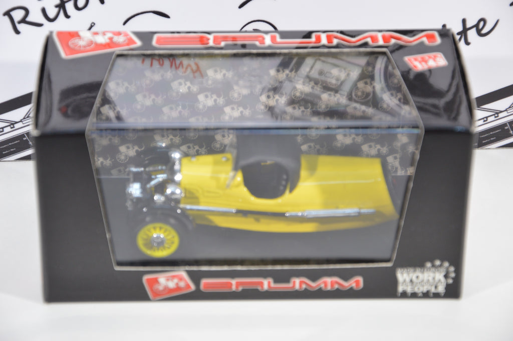Morgan MX-4 Super sport chiusa 1935 giallo Brumm 1:43