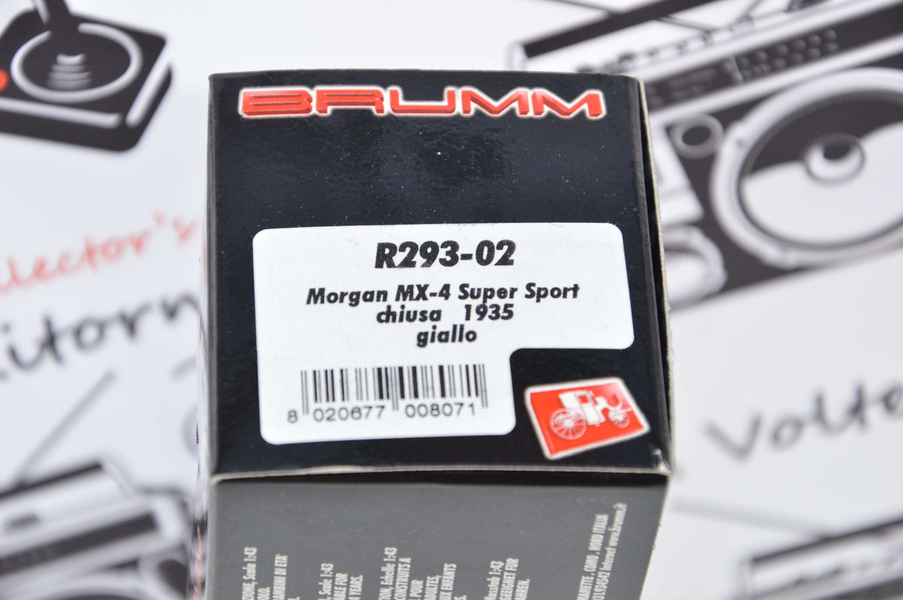 Morgan MX-4 Super sport chiusa 1935 giallo Brumm 1:43