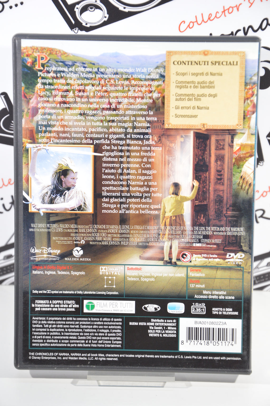 Le cronache di Narnia il leone la strega e l'armadio Dvd