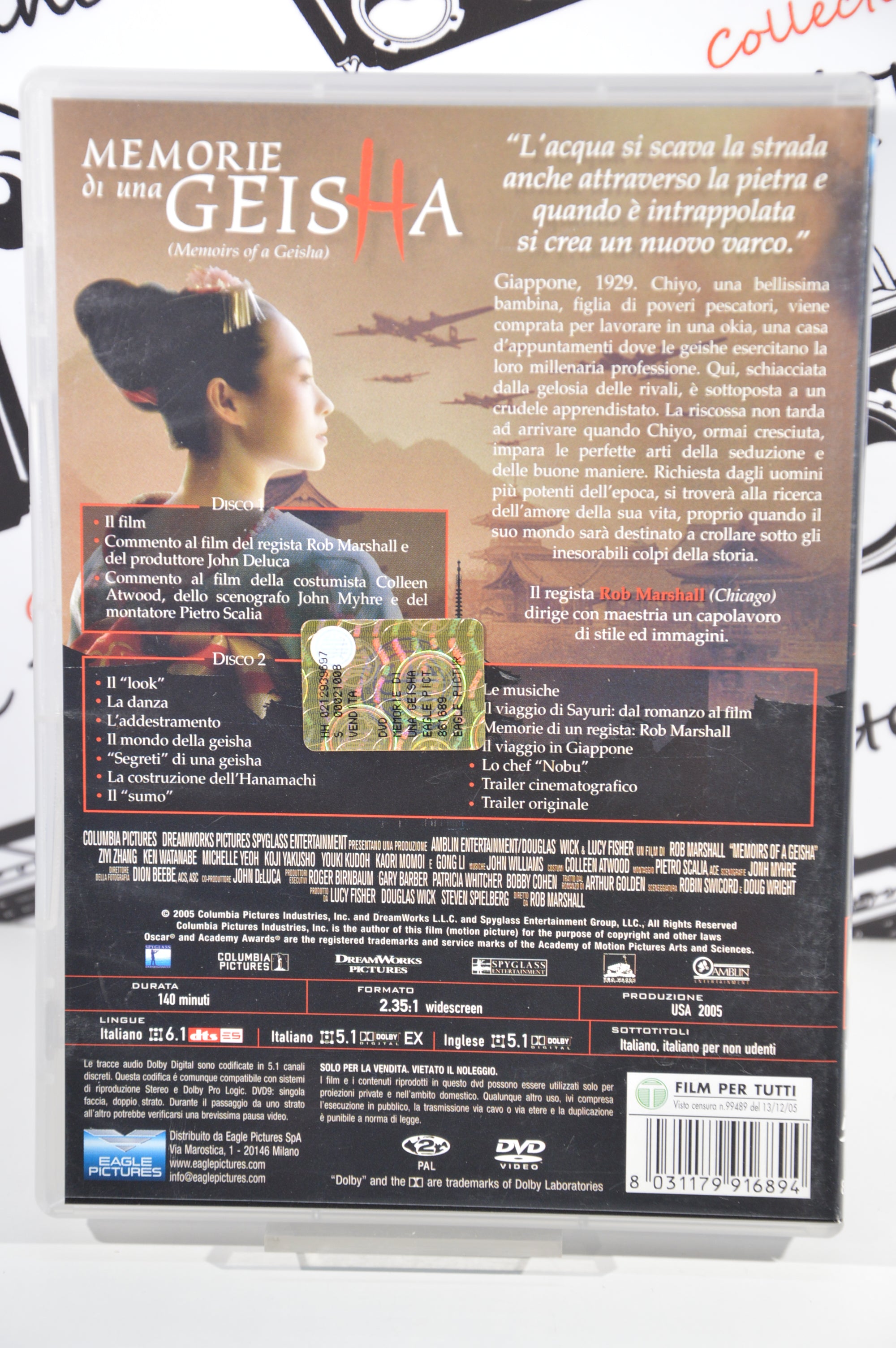 Memorie di una Geisha Dvd
