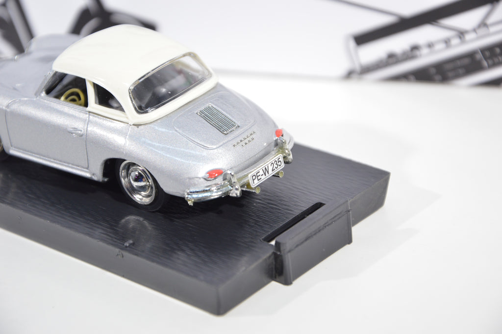 Porsche 356 Hard top 1952 argento Brumm 1:43