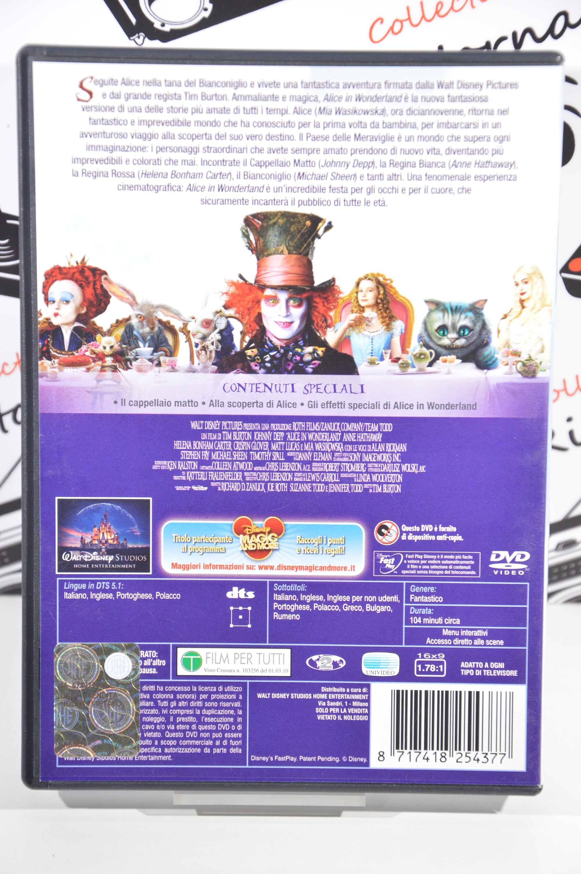 Alice in Wonderland Dvd