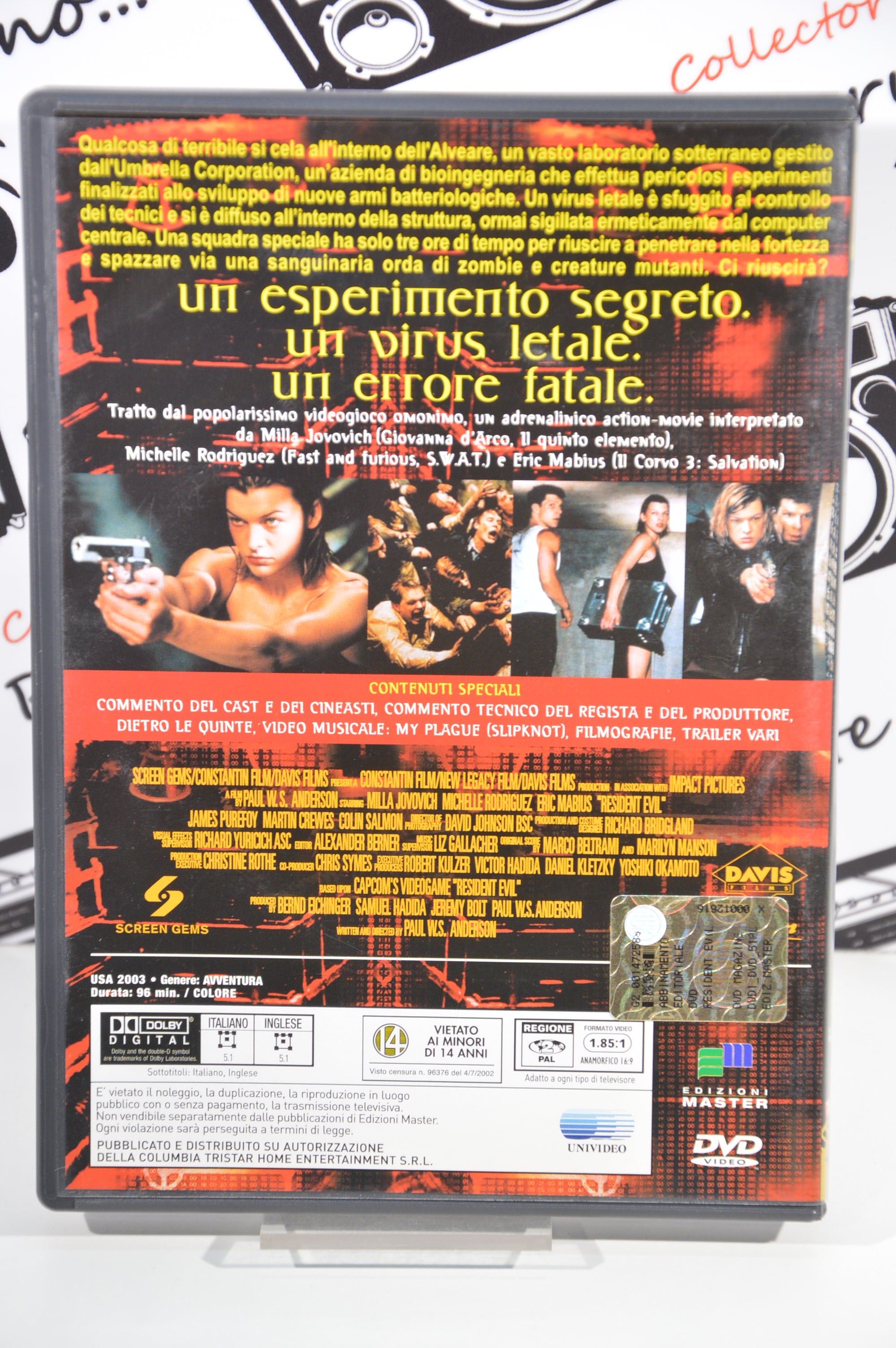 Resident Evil Dvd