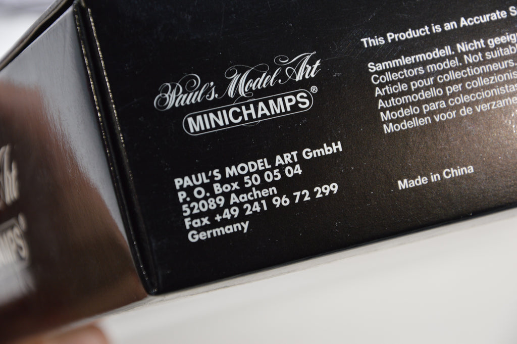 Mclaren World Champion Formula 1 1998 Minichamps 1:43