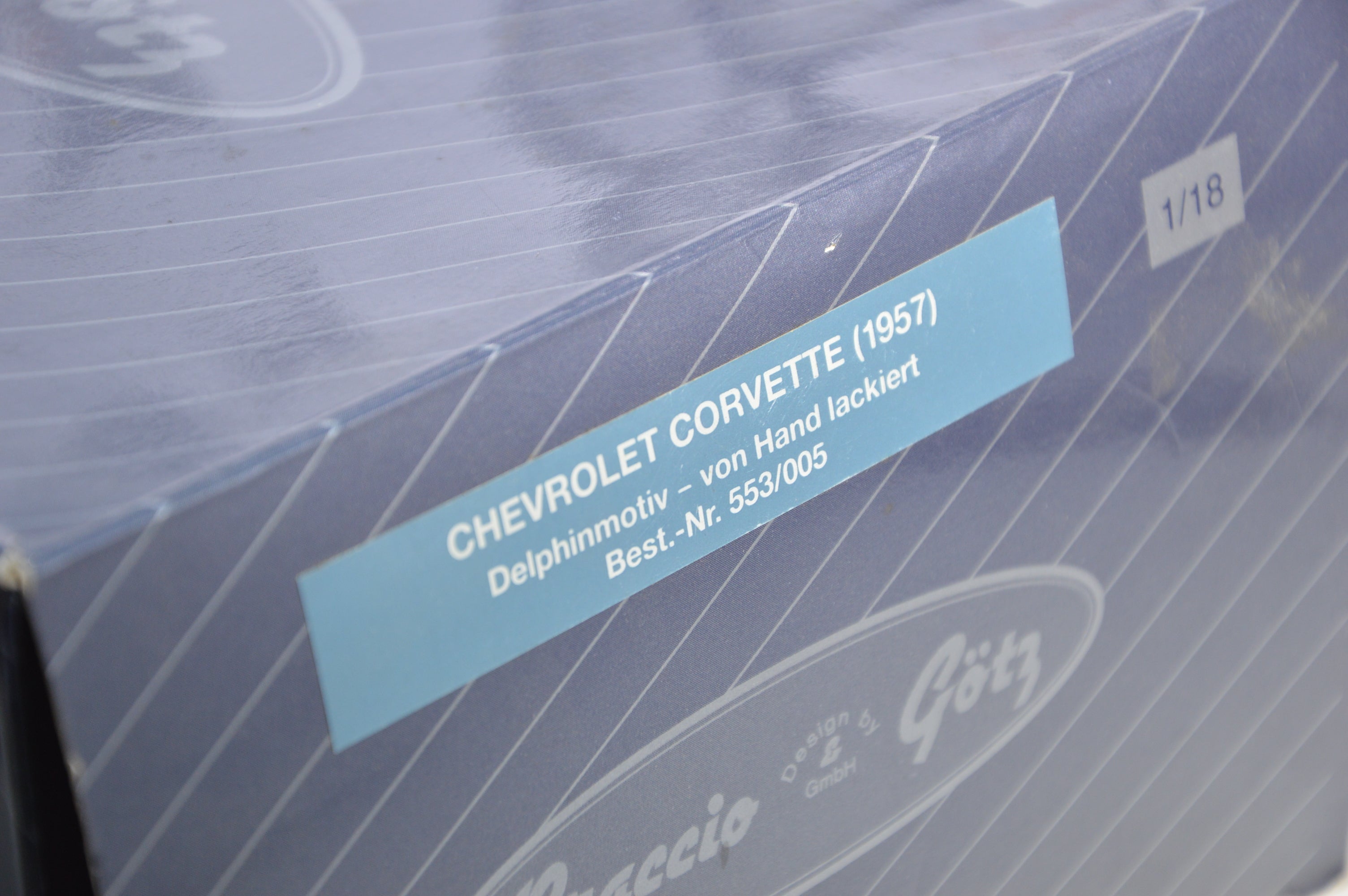 Chevrolet Corvette 1957 Delphinmotiv Braccio e Gotz scala 1/18