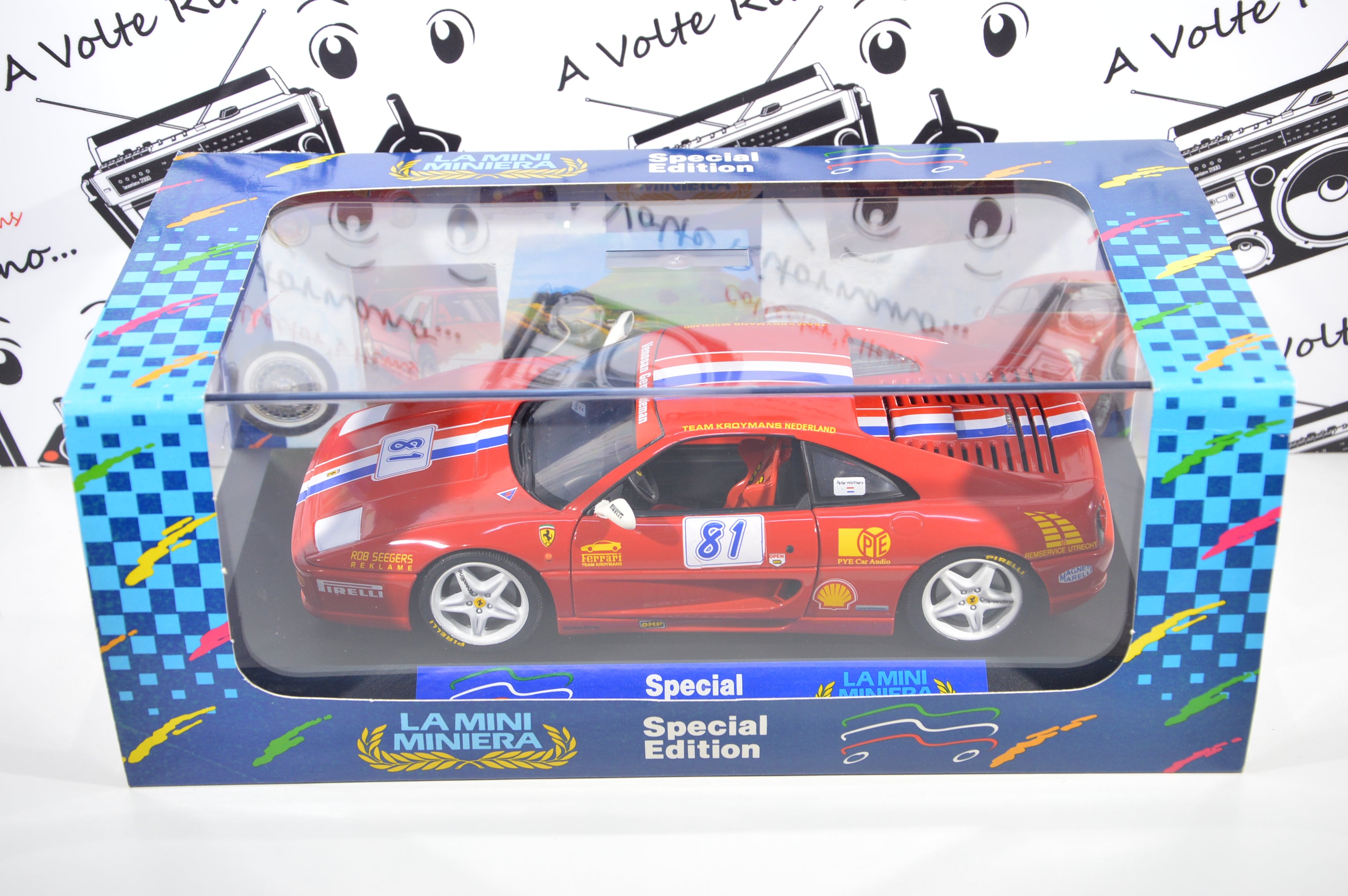 Ferrari F355 Berlinetta #81 allestimento Mini Miniera scala 1:18