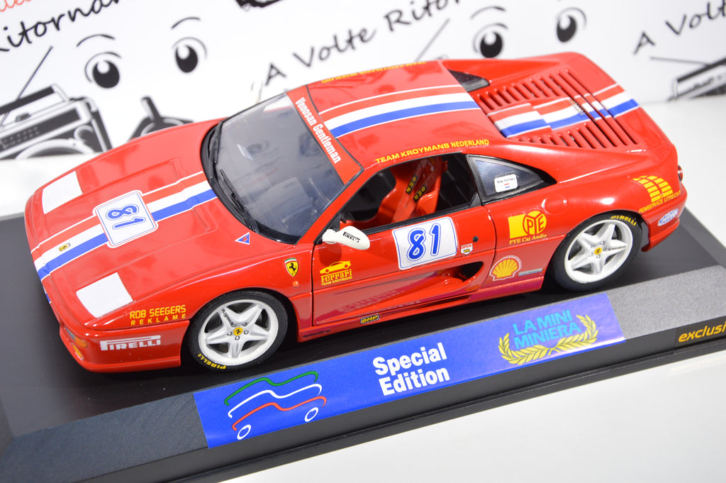 Ferrari F355 Berlinetta #81 allestimento Mini Miniera scala 1:18
