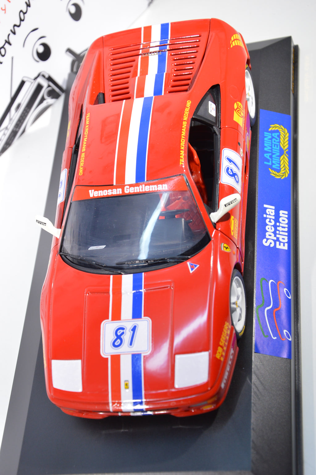 Ferrari F355 Berlinetta #81 allestimento Mini Miniera scala 1:18
