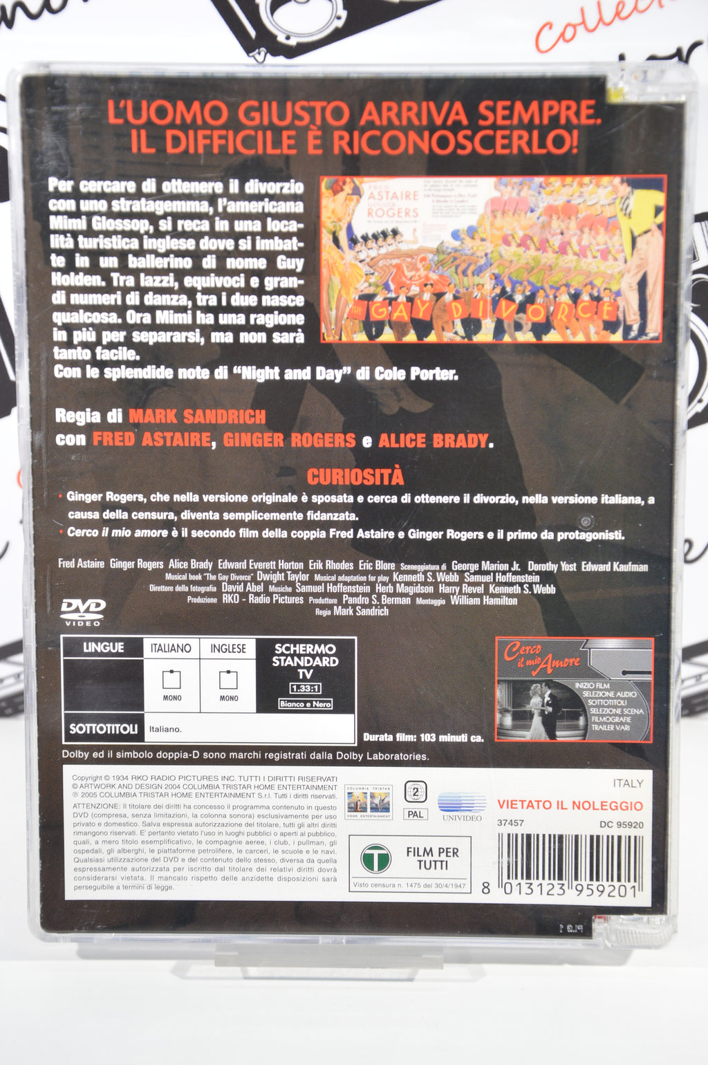 Cerco il mio amore Dvd