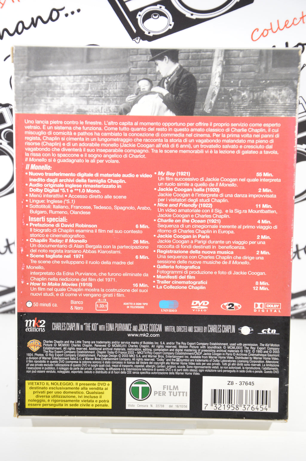 Il monello Charlie Chaplin collection Dvd