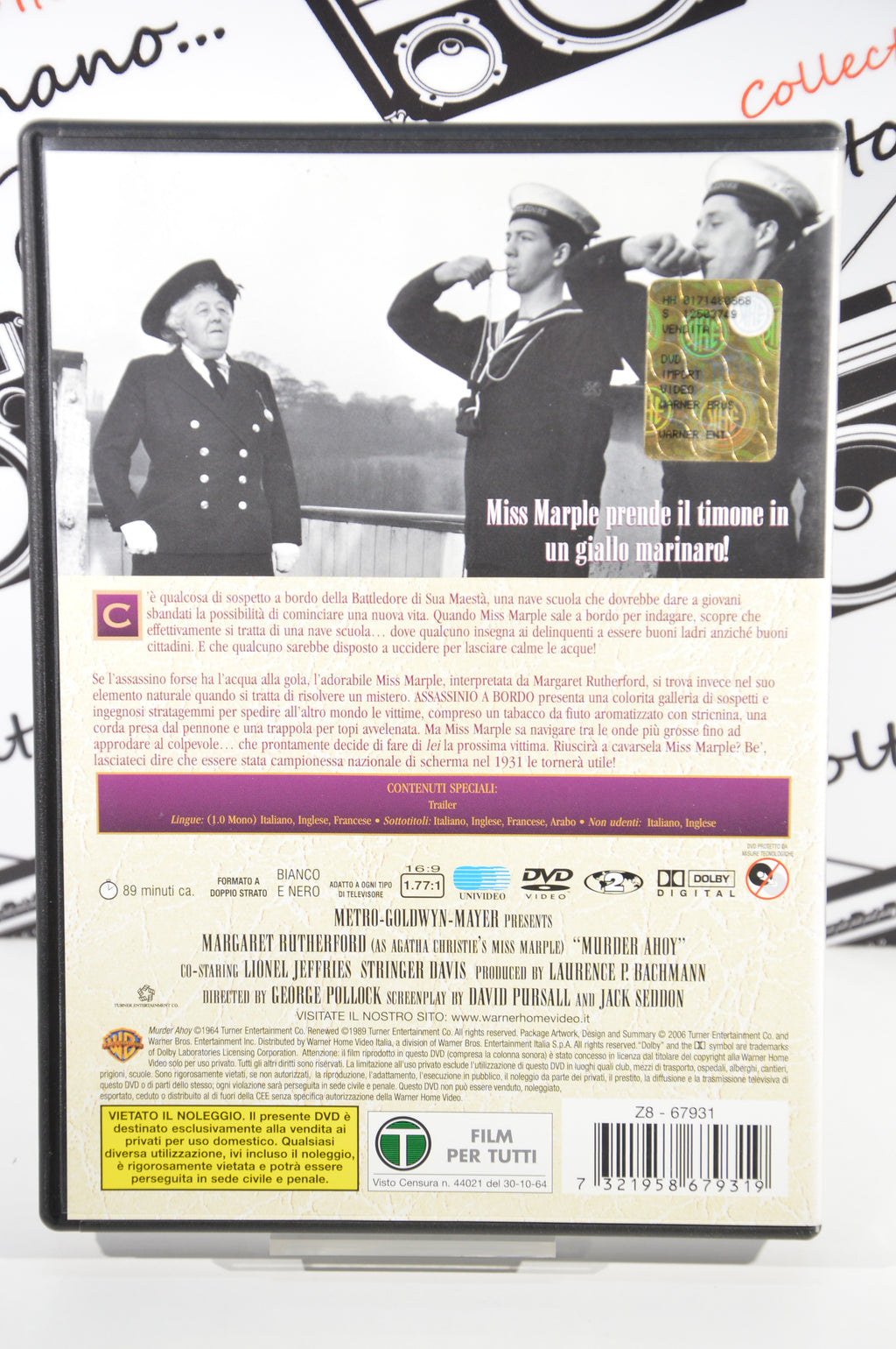Assassinio a bordo Dvd