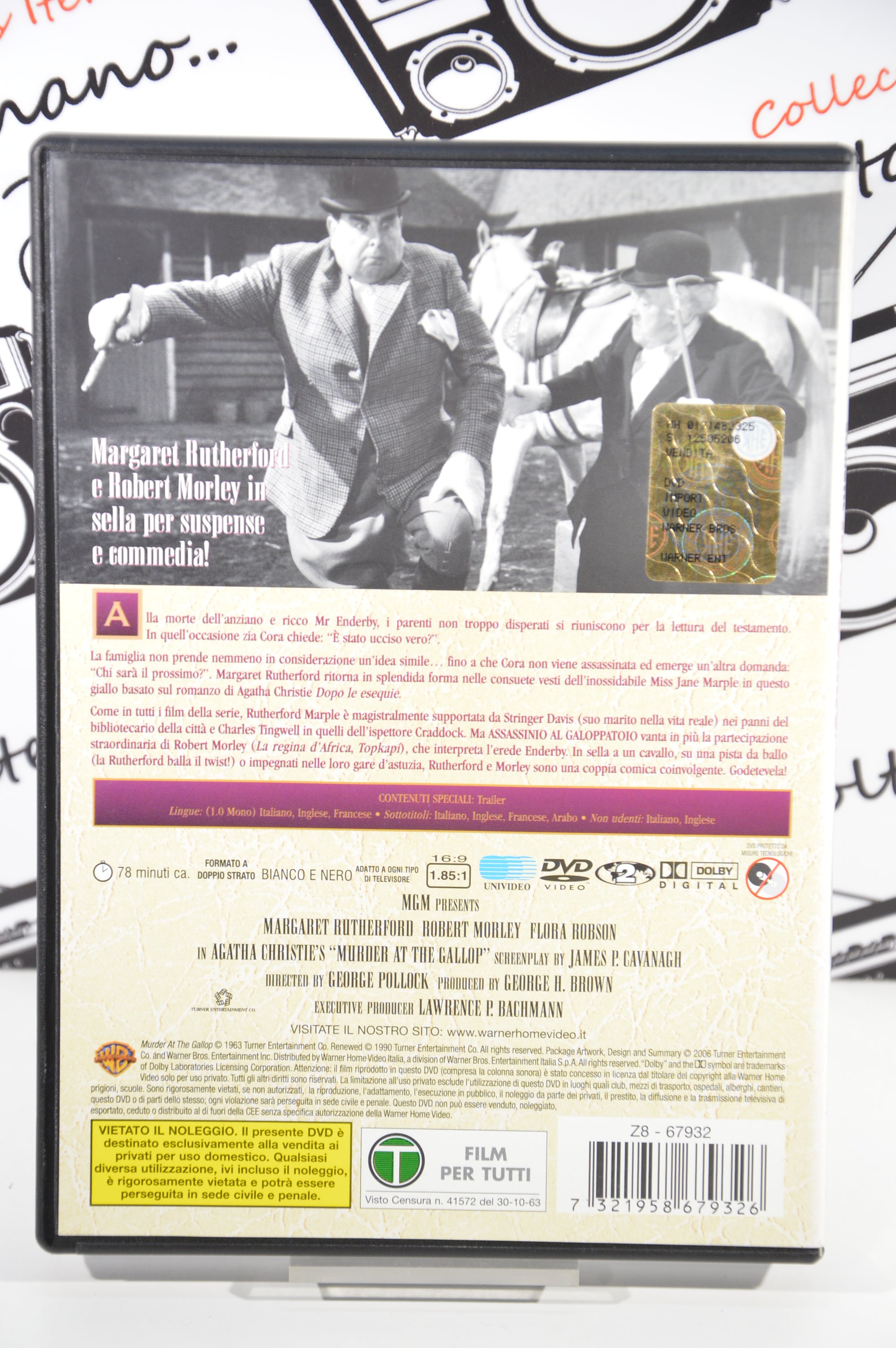 Assassinio al galoppatoio Dvd