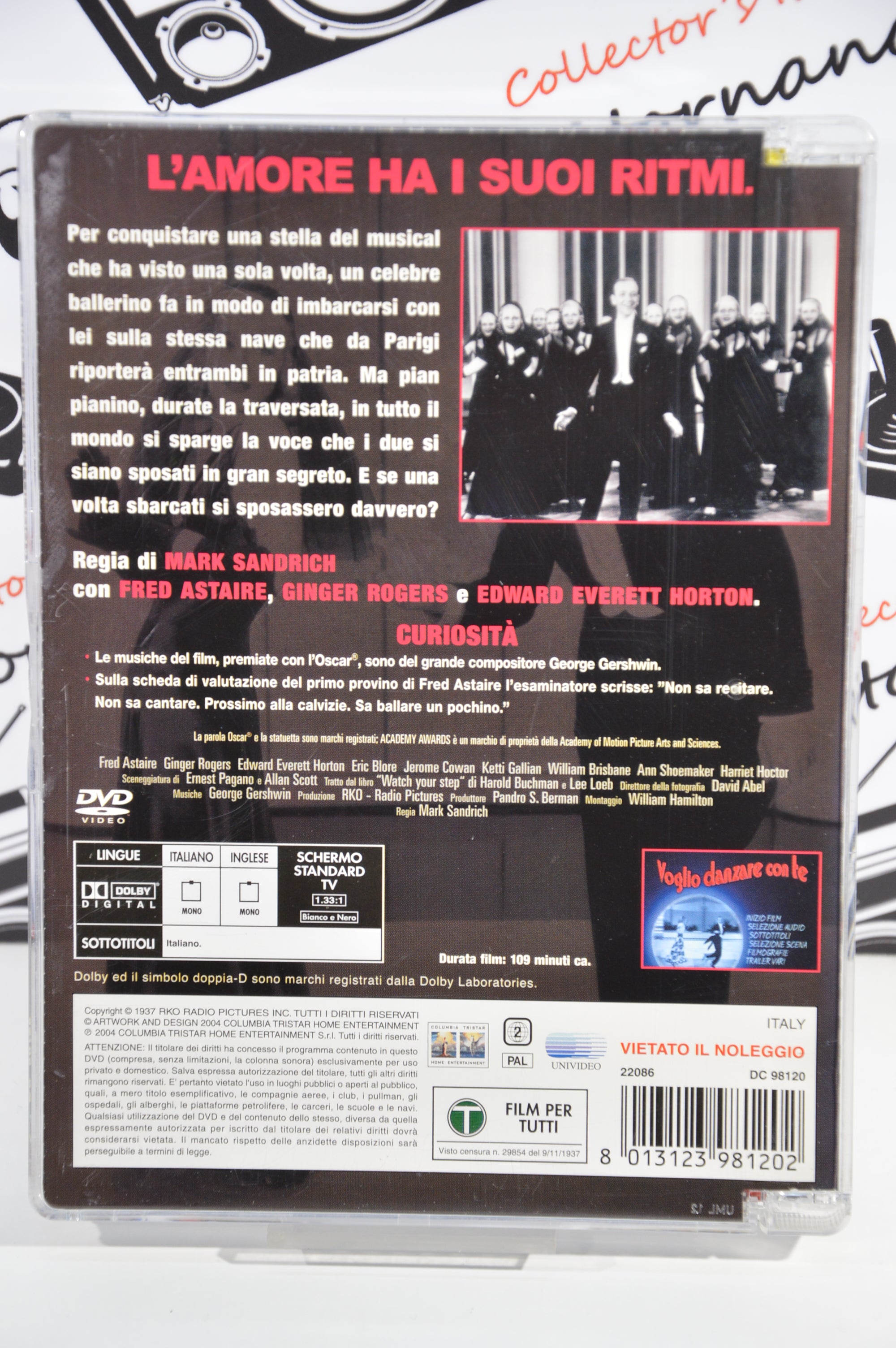 Voglio danzare con te Dvd