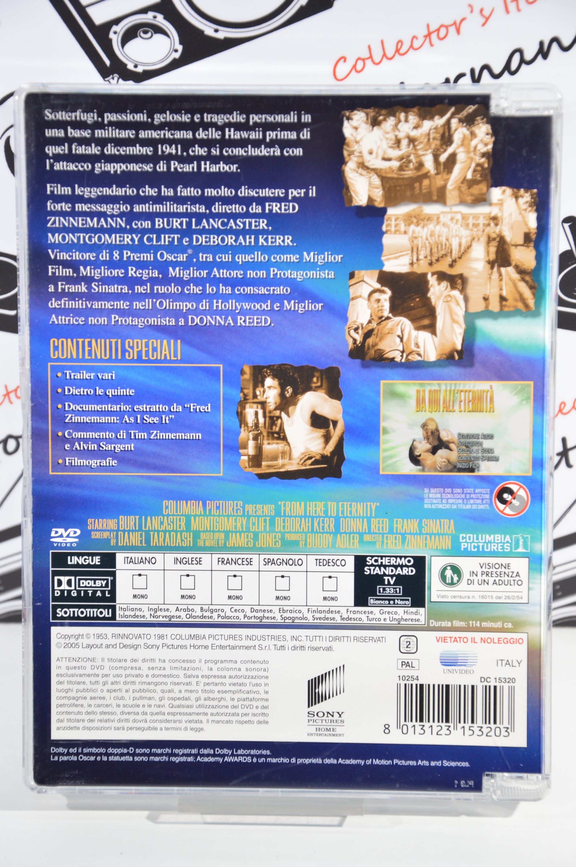 Da qui all'eternità Dvd