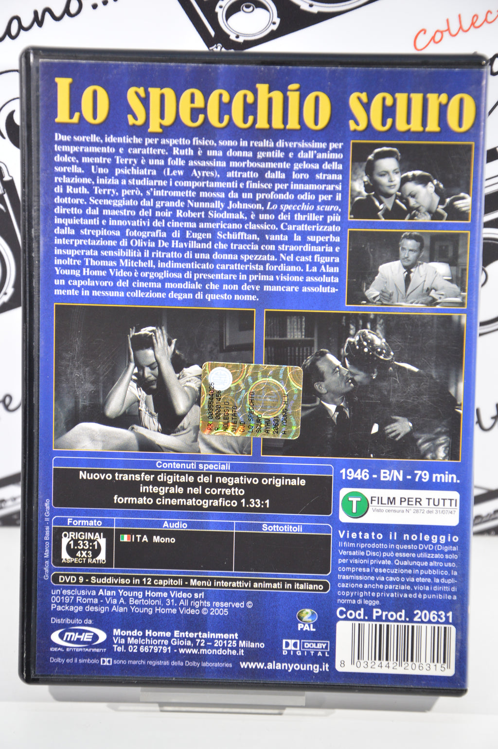 Lo specchio scuro Dvd
