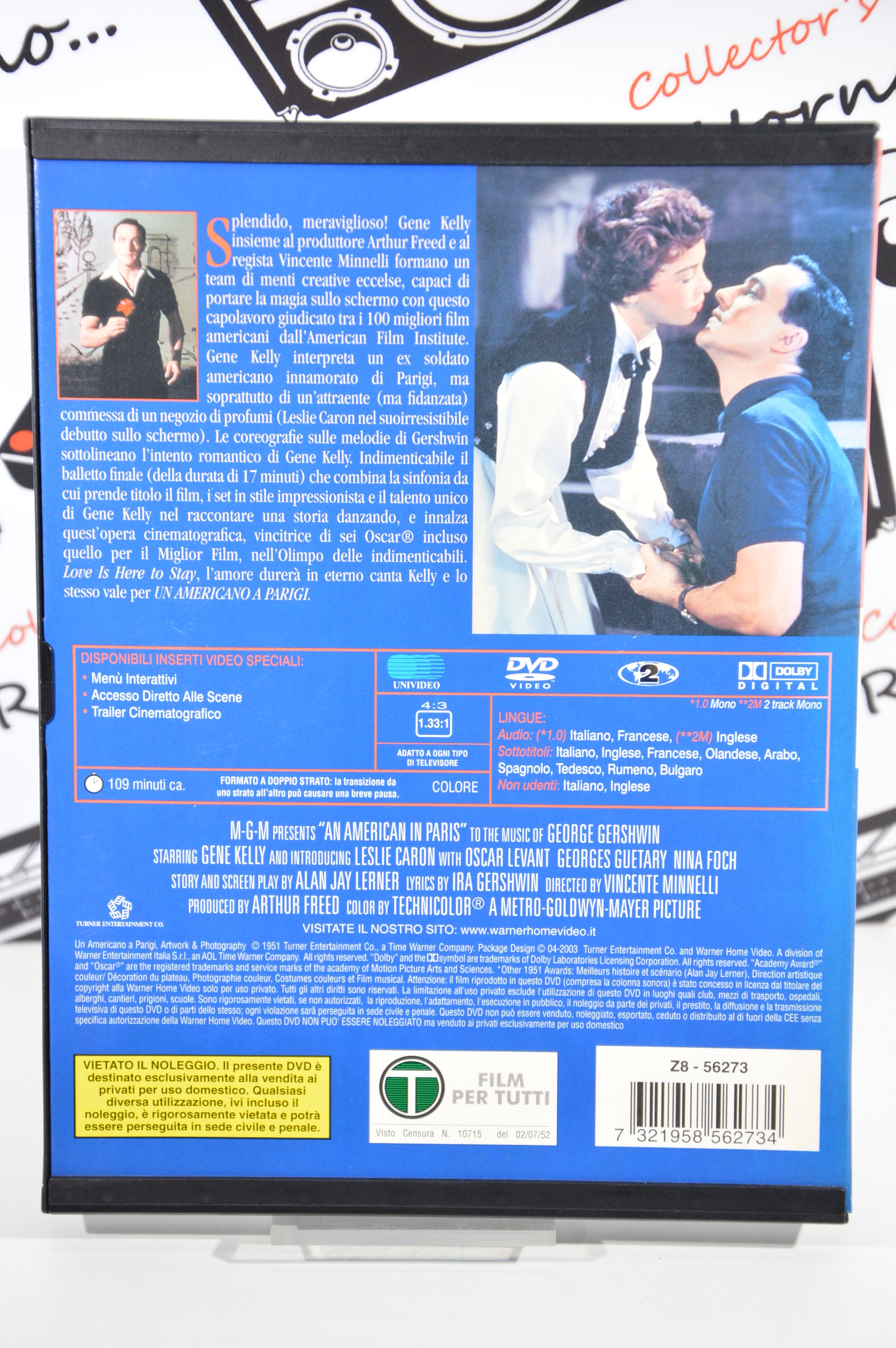 Un americano a Parigi Dvd