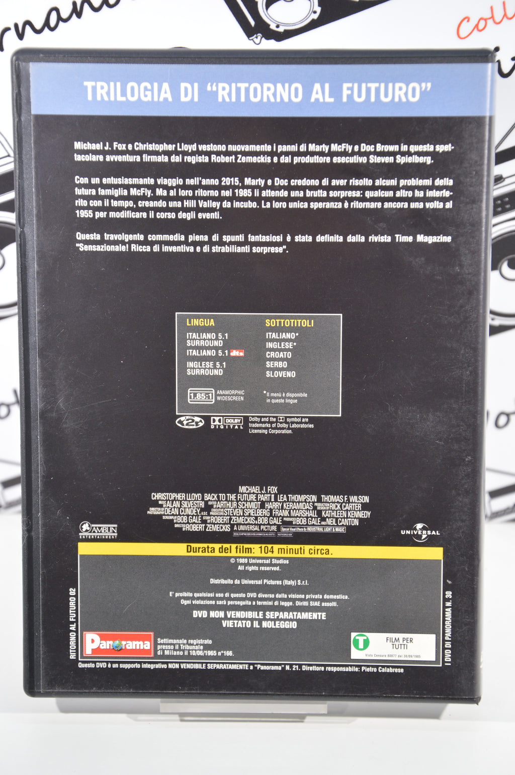 Ritorno al futuro parte II Dvd