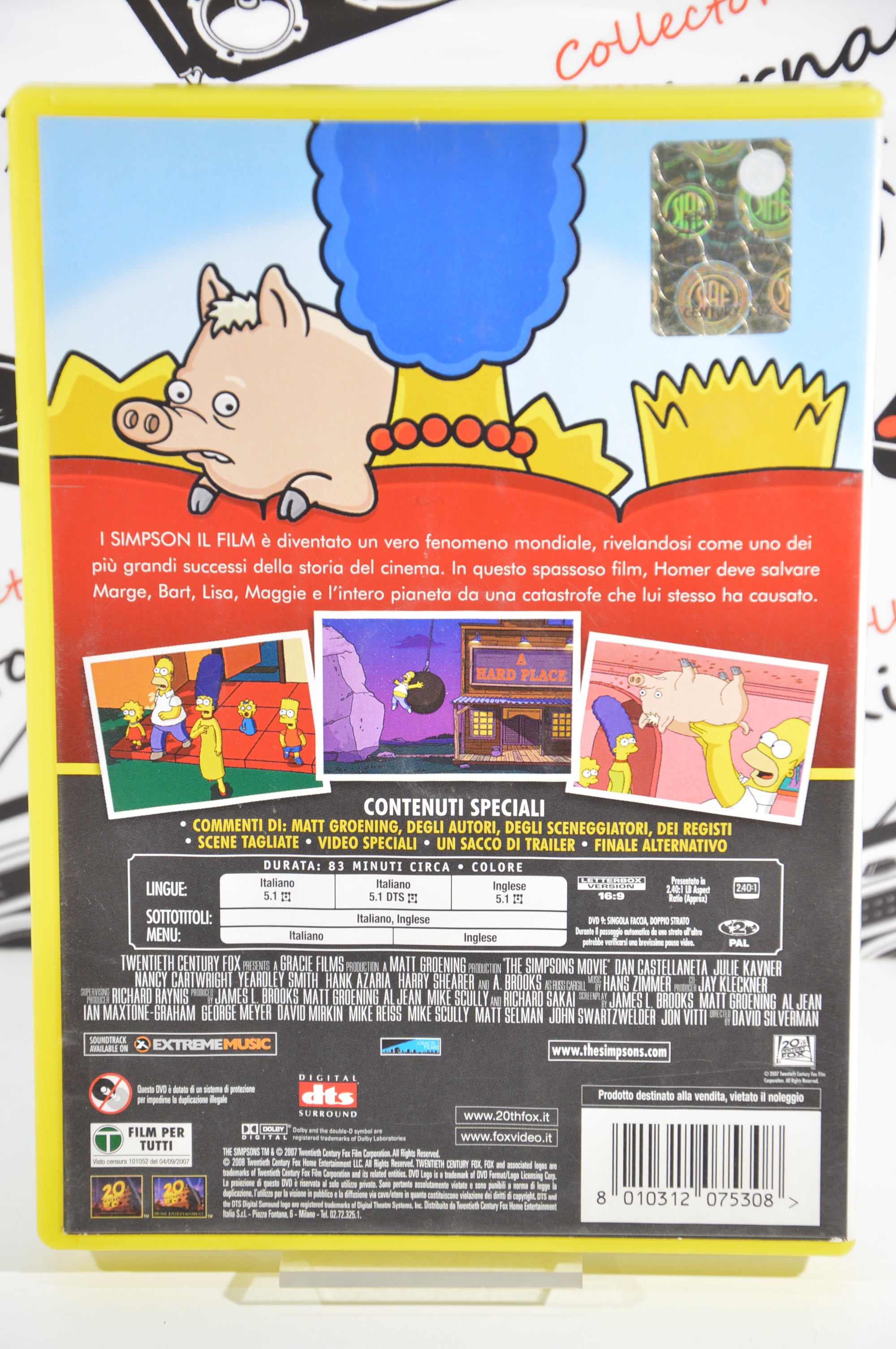 I Simpson il film Dvd