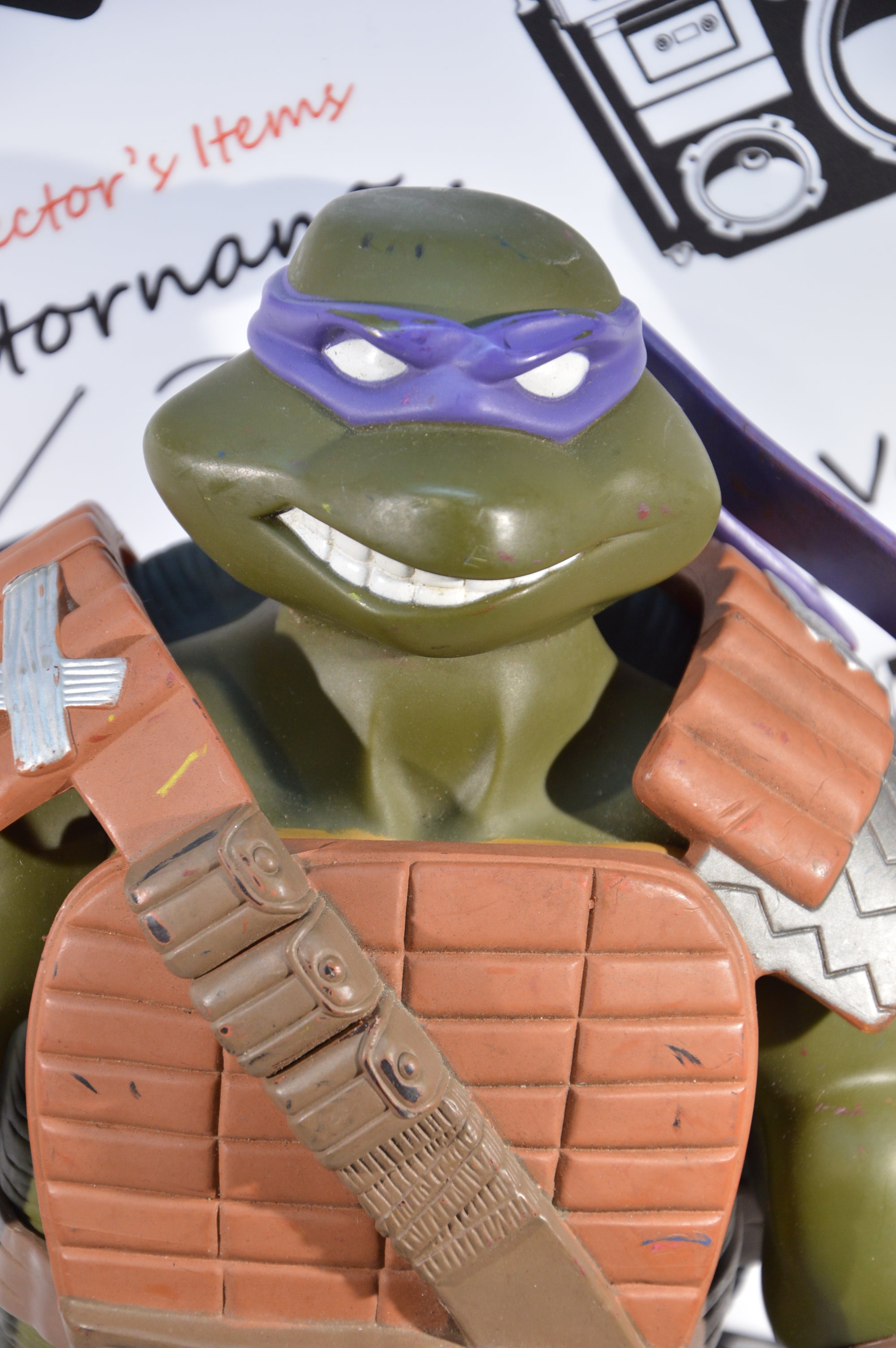 Donatello gigante 30 cm giant Donatello action figure Mirage studios 2004