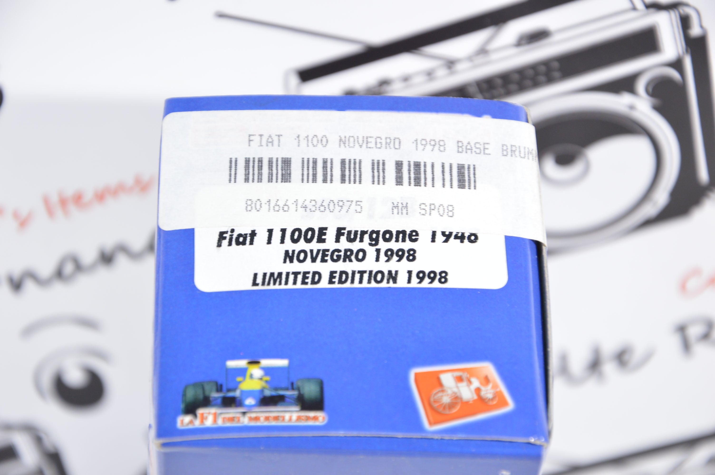 Fiat 1100 E furgone 1948 Novegro 1998 Brumm scala 1:43 limited edition die cast