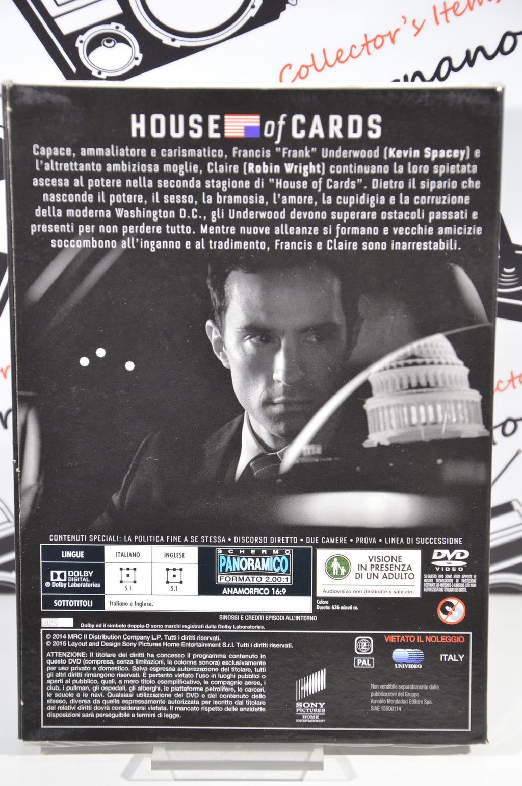 House of Cards stagione 2 Dvd nuovo sigillato