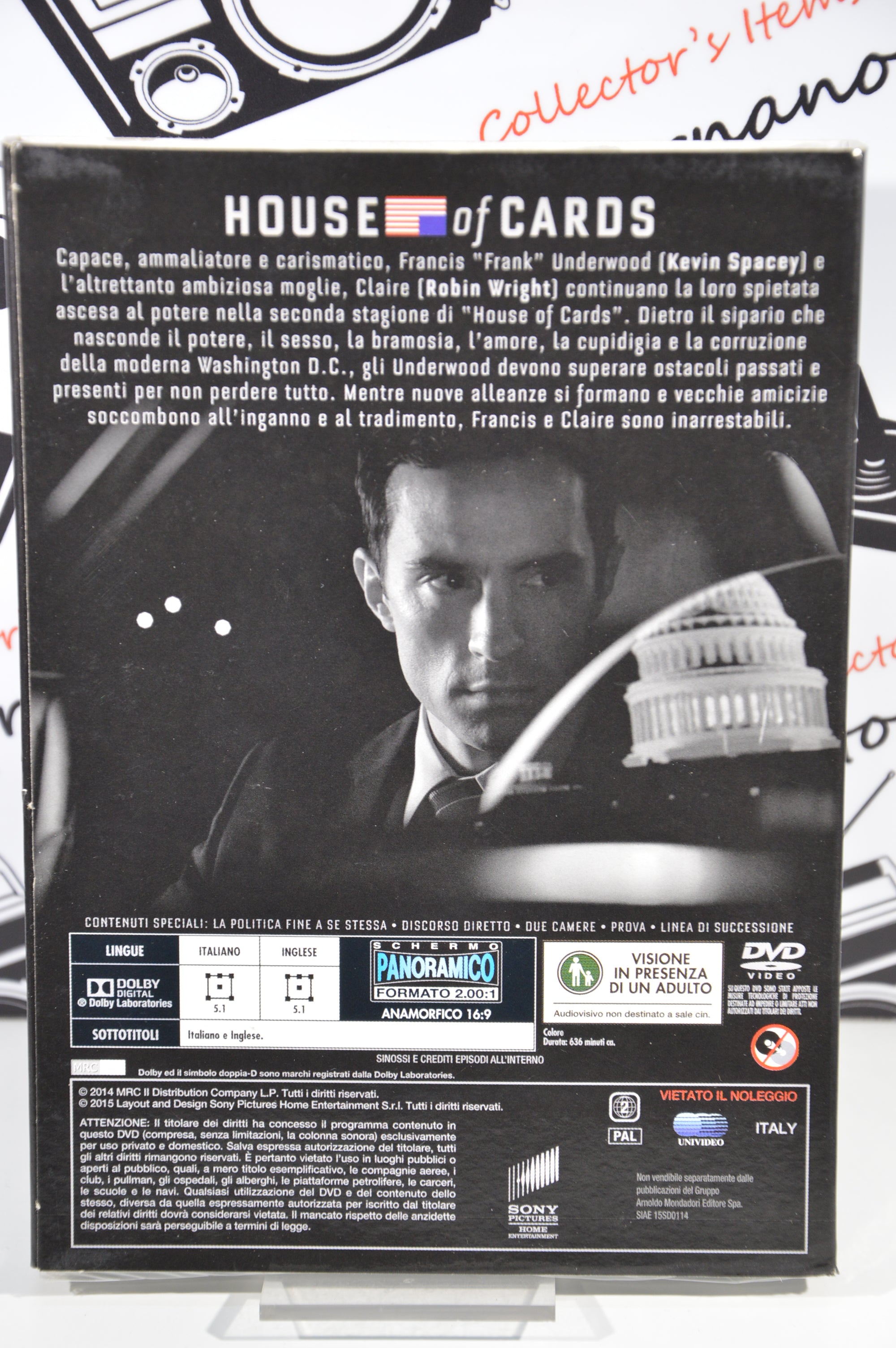 House of Cards stagione 2 Dvd nuovo sigillato