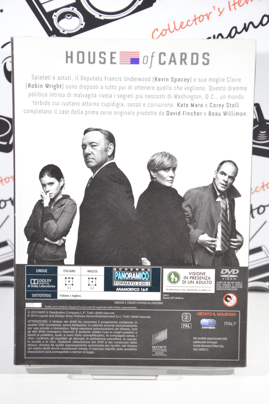 House of Cards stagione 1 Dvd nuovo sigillato