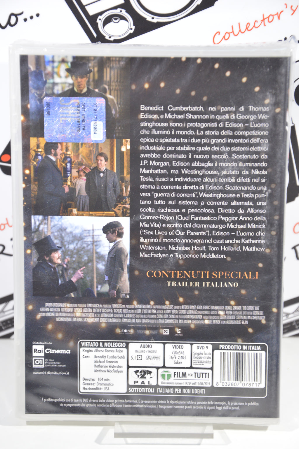 Edison l'uomo che illuminò il mondo Dvd nuovo sigillato
