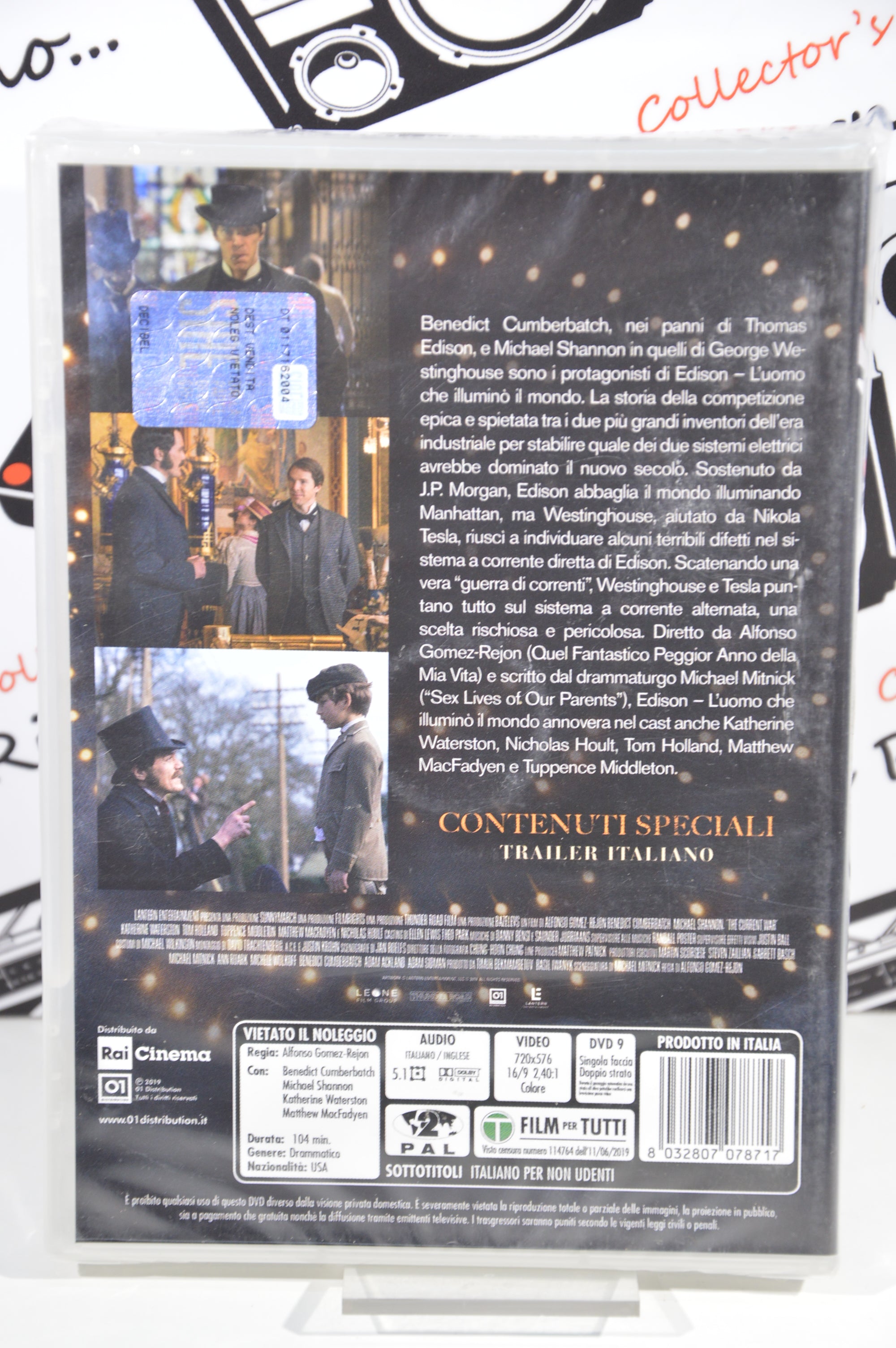 Edison l'uomo che illuminò il mondo Dvd nuovo sigillato