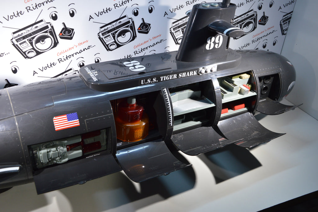 GI Joe Uss tiger shark submarine Funrise 2003 con suoni funzionanti