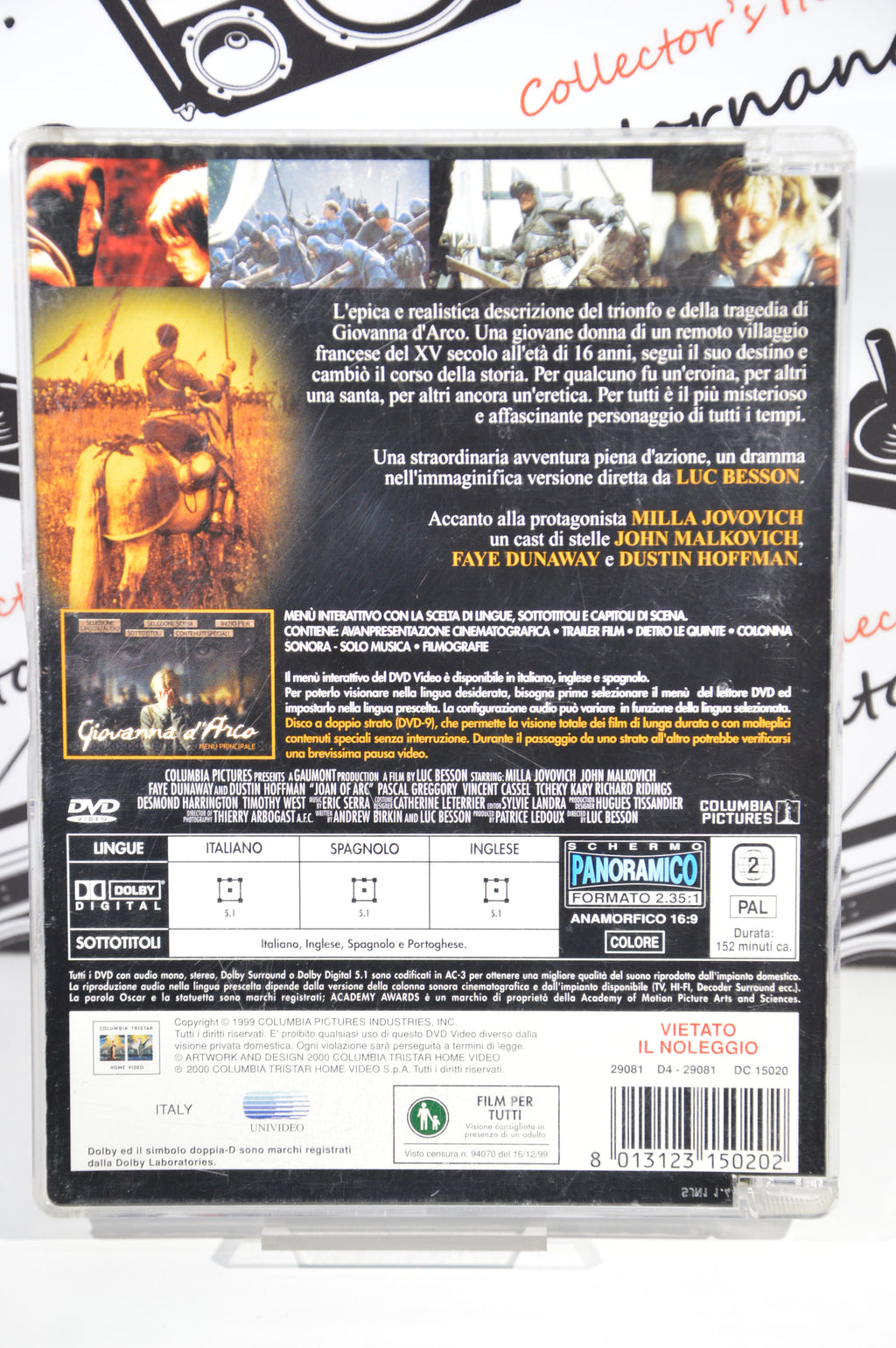 Giovanna d'Arco Dvd