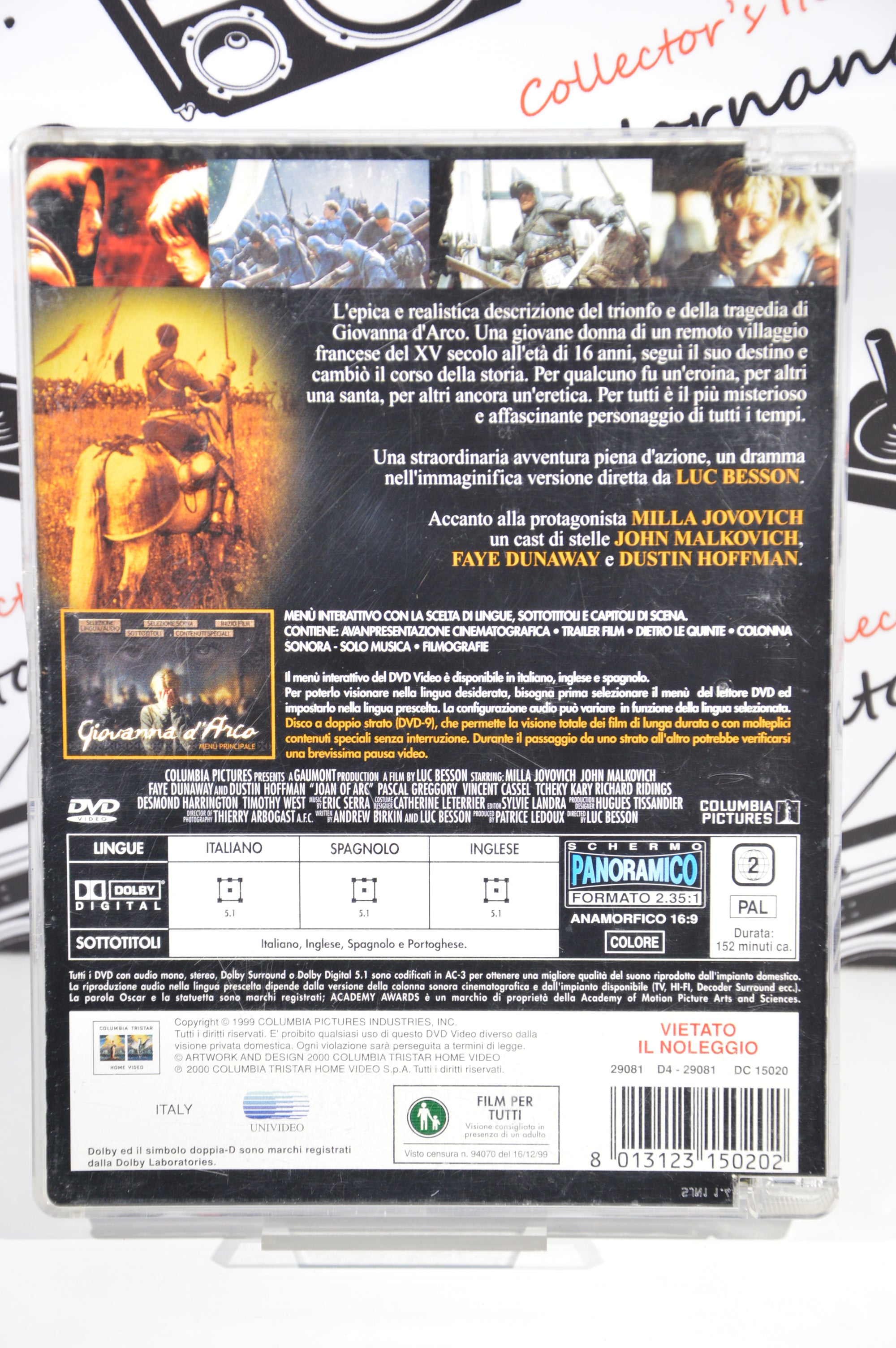 Giovanna d'Arco Dvd