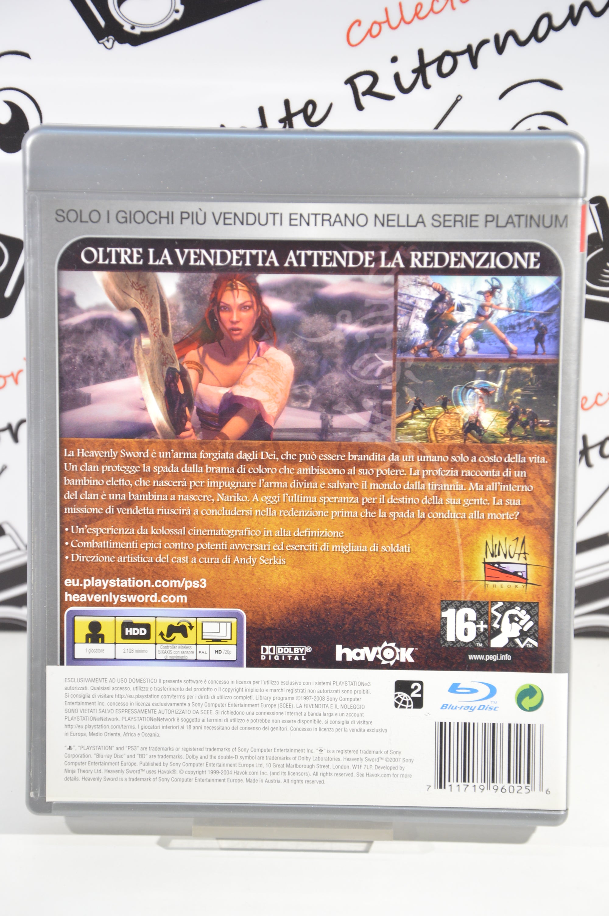 Heavenly sword platinum PS3 16+ multilingua