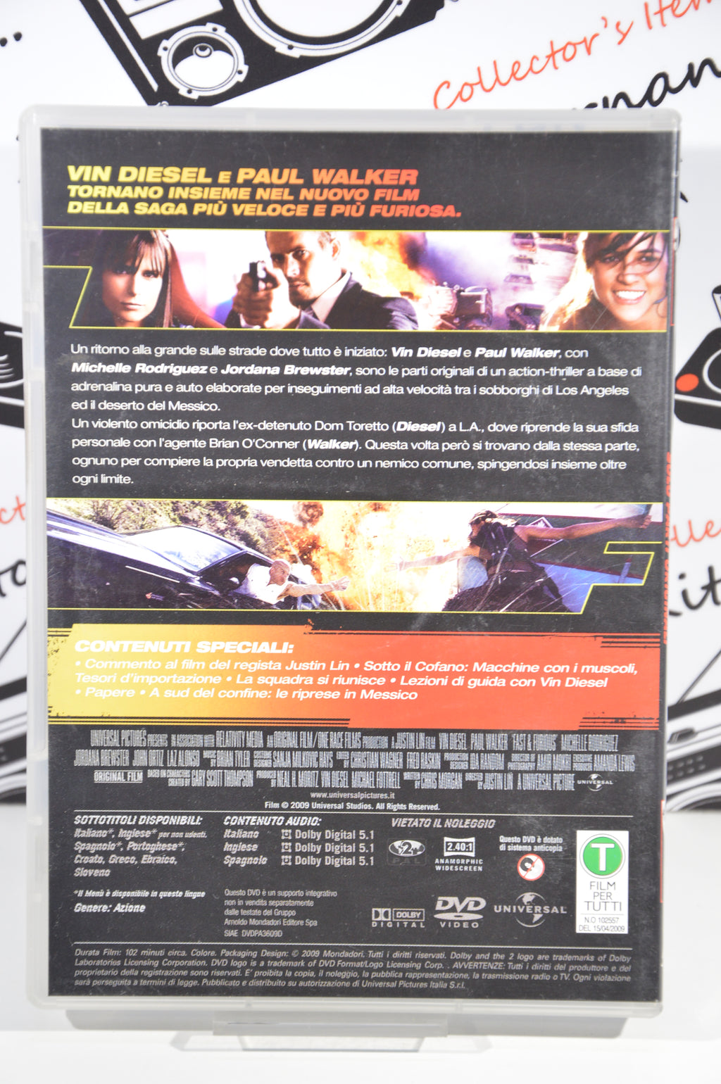 Fast e Furious solo parti originali Dvd