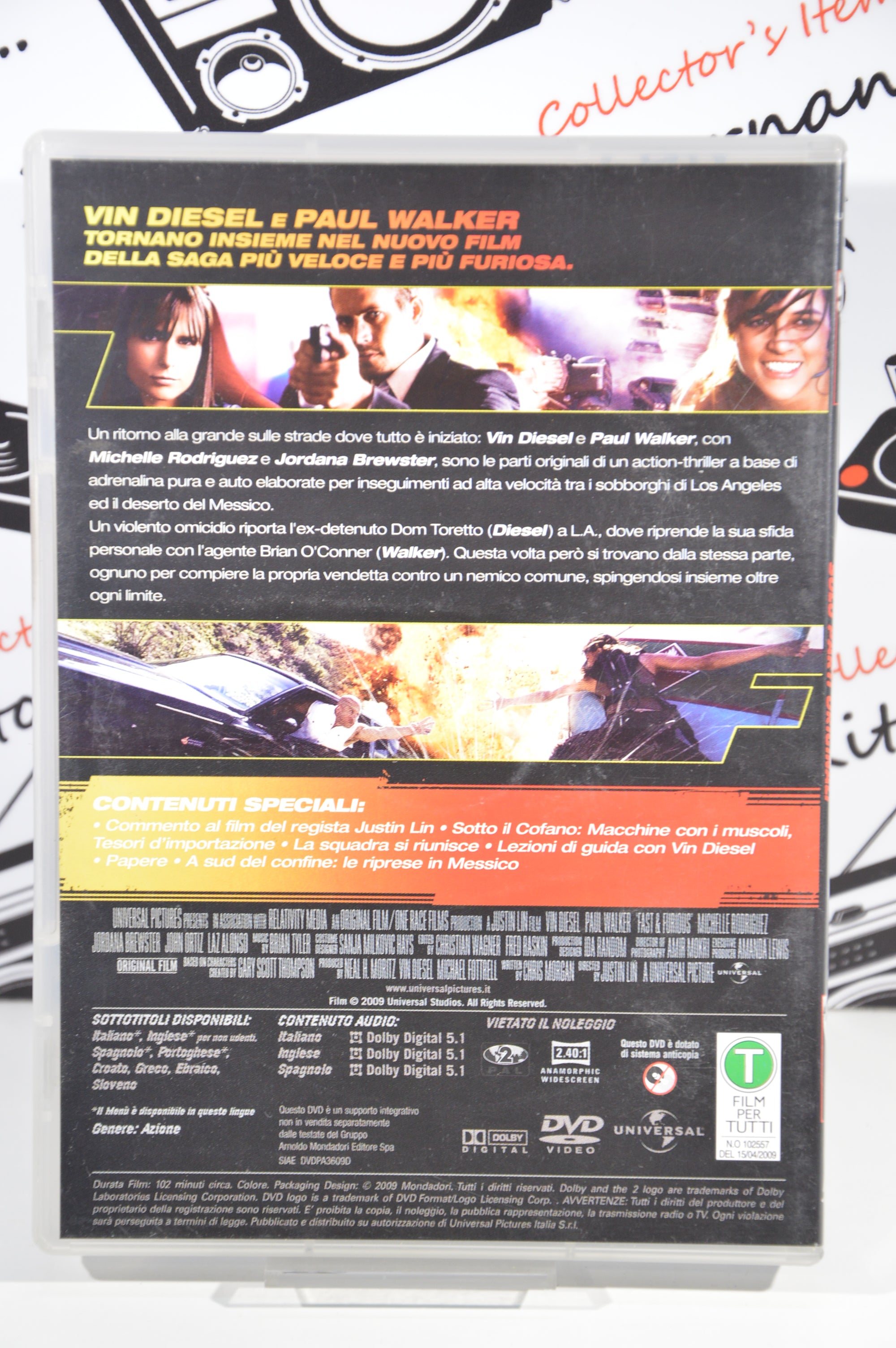 Fast e Furious solo parti originali Dvd