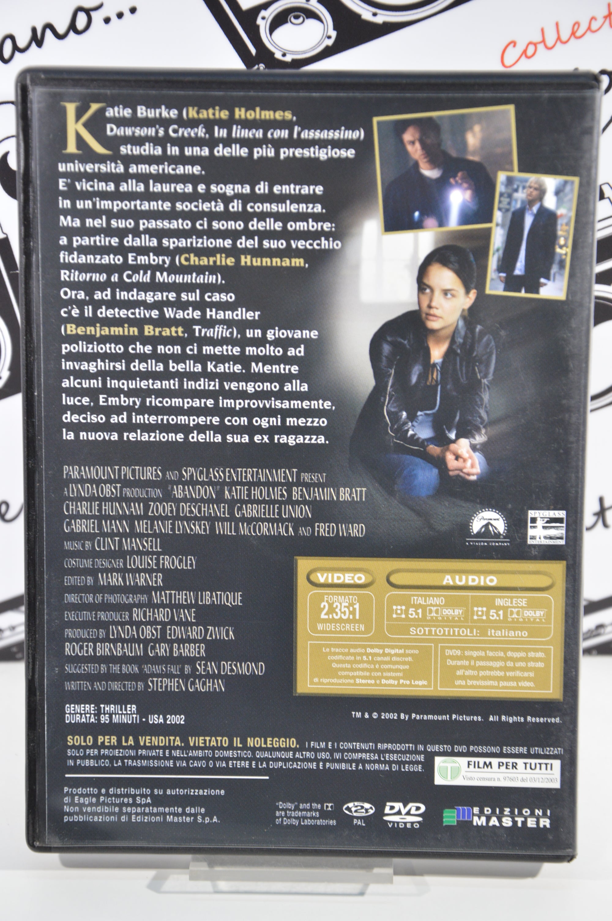 Abandon misteriosi omicidi Dvd