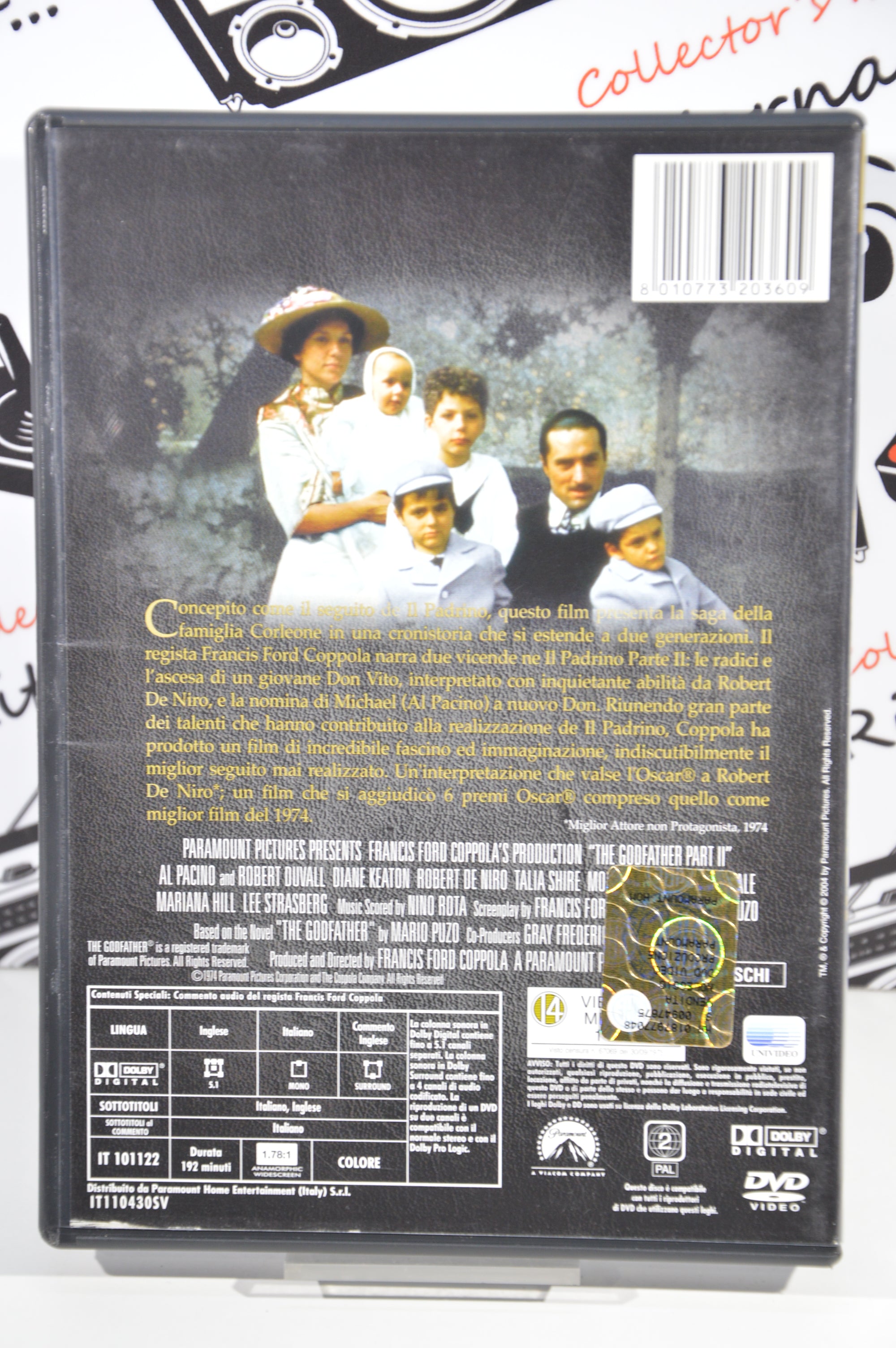 Il padrino parte II Dvd