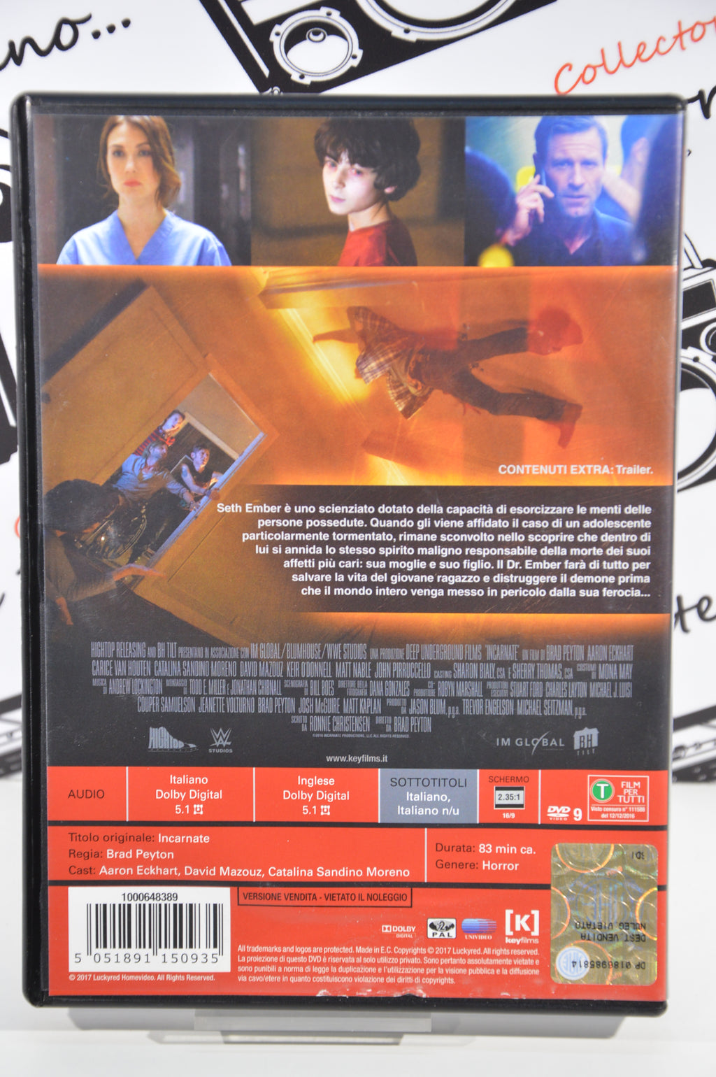 Incarnate non potrai nasconderti Dvd