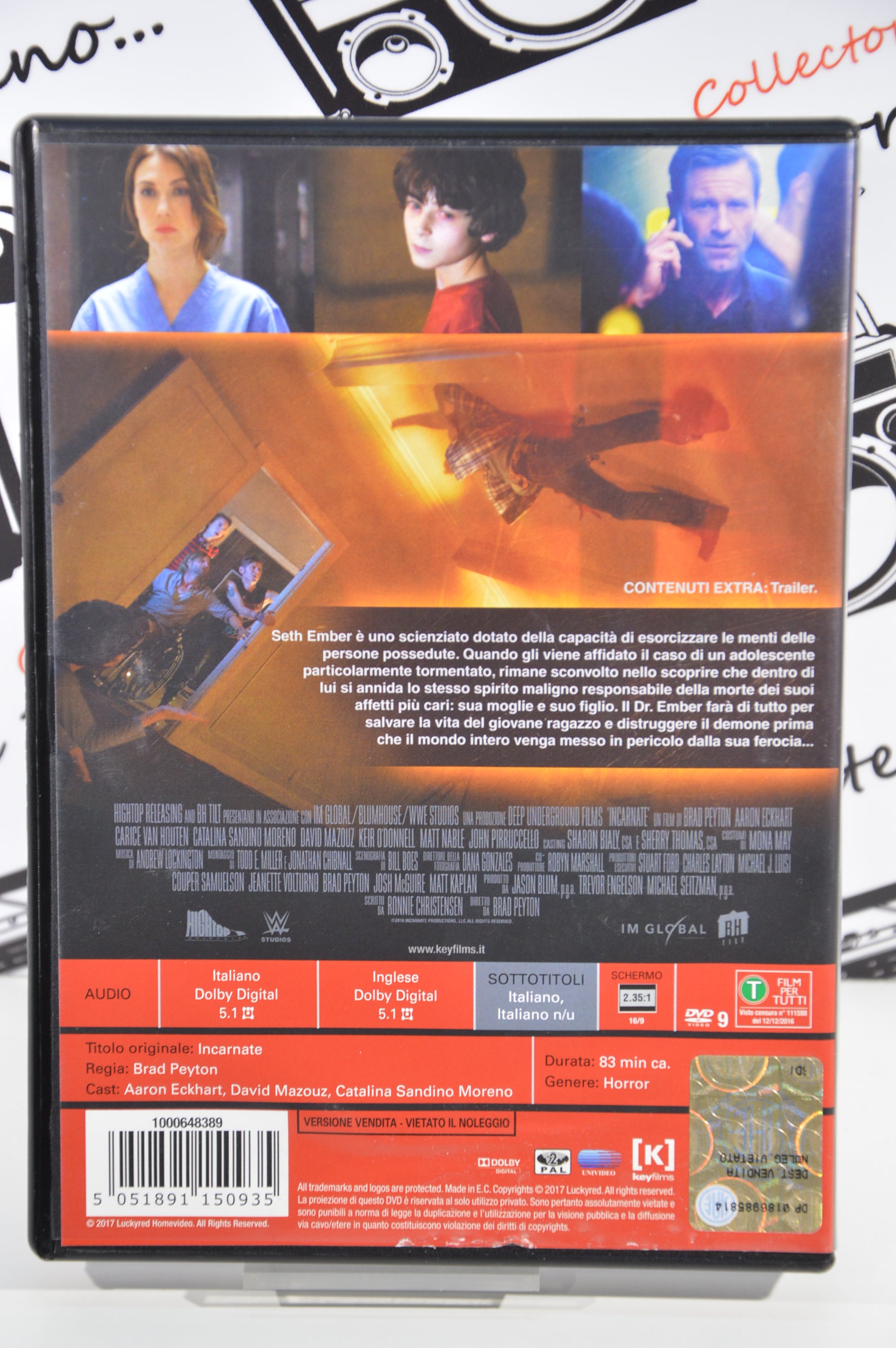 Incarnate non potrai nasconderti Dvd