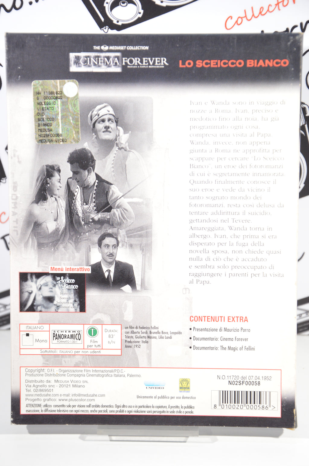 Lo sceicco bianco Dvd
