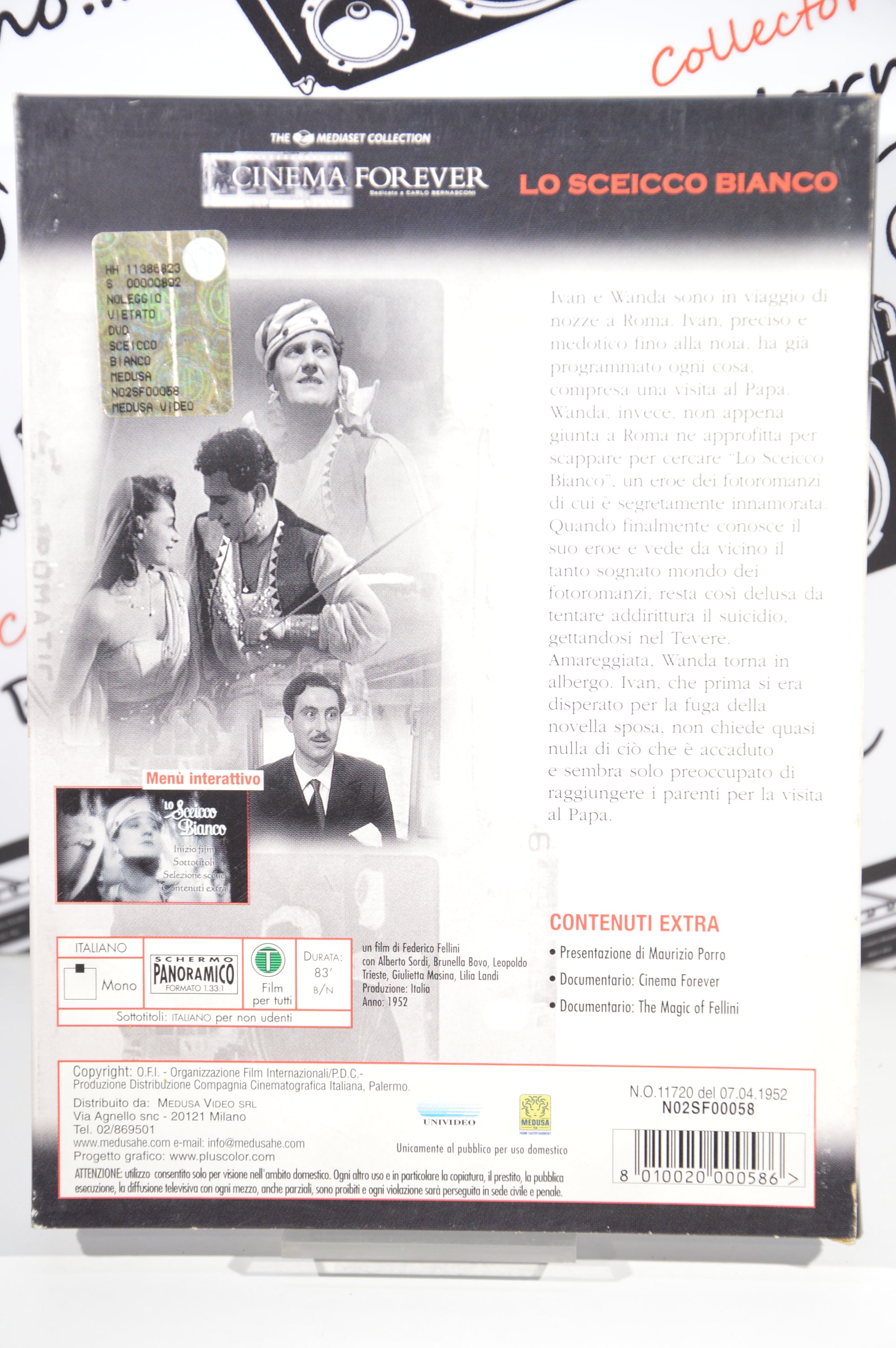 Lo sceicco bianco Dvd