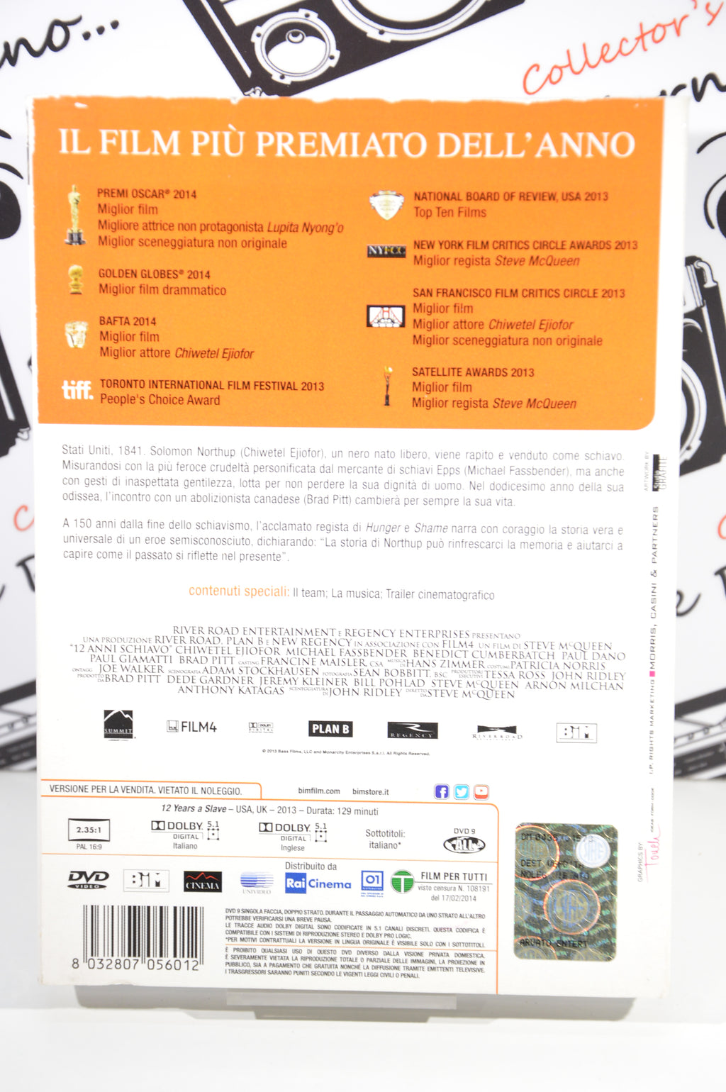 12 anni schiavo Dvd