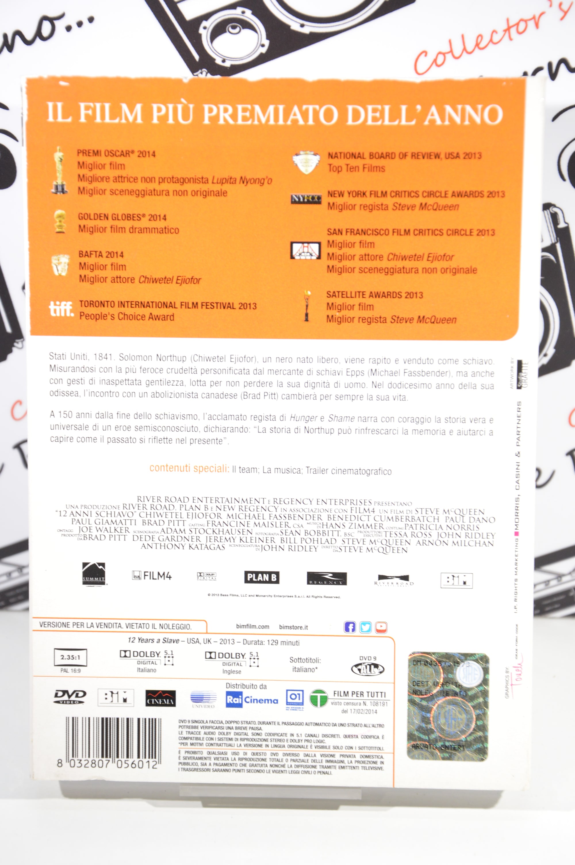 12 anni schiavo Dvd