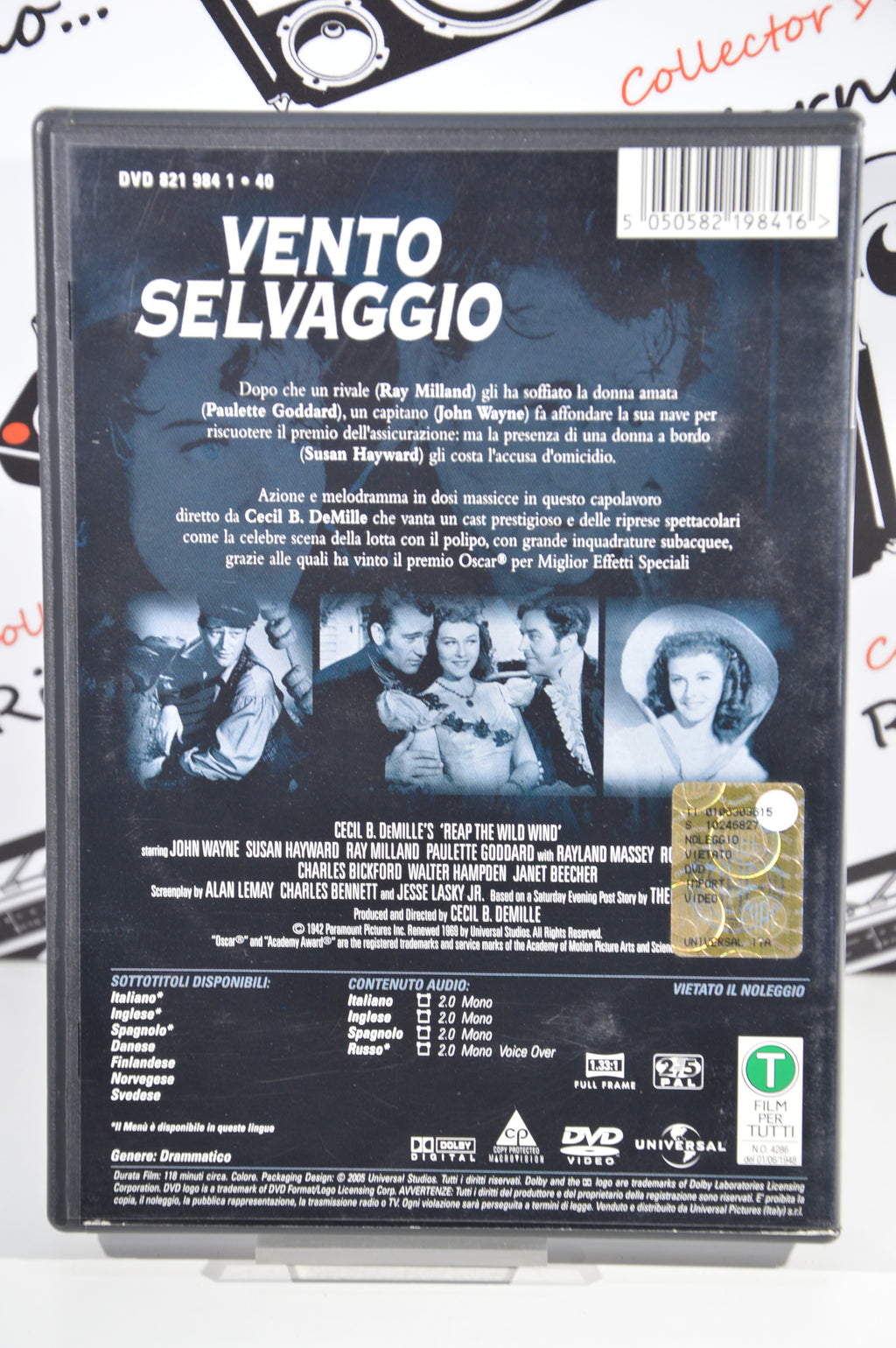 Vento selvaggio Dvd