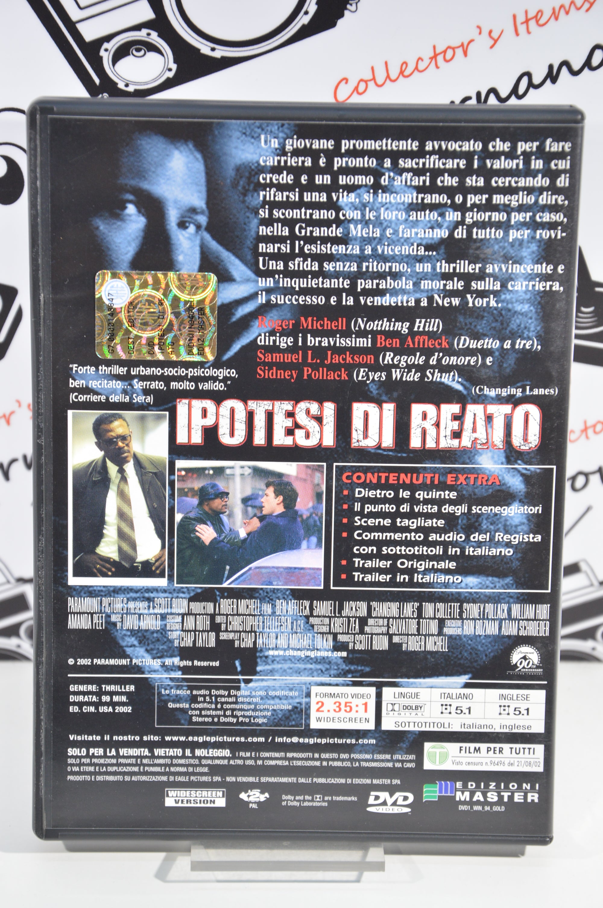 Ipotesi di reato Dvd