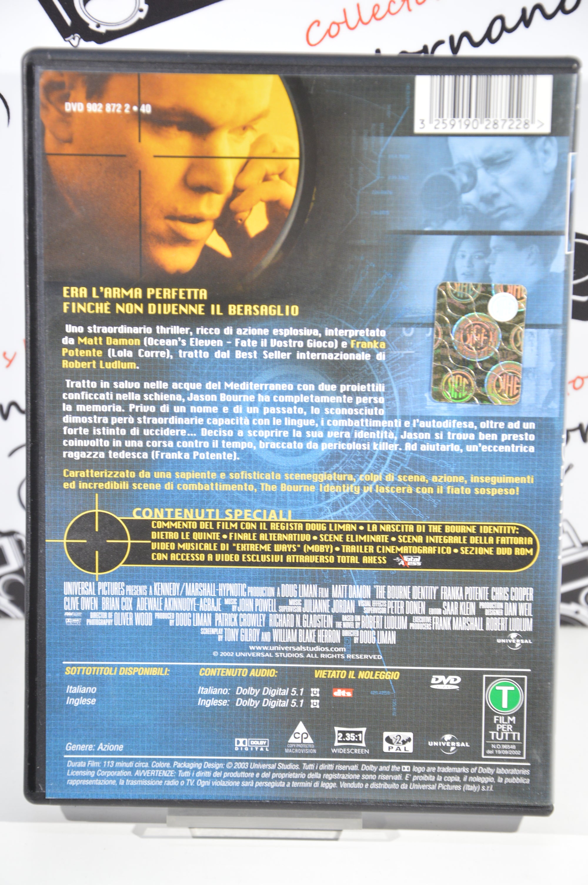 The Bourne Identity Dvd