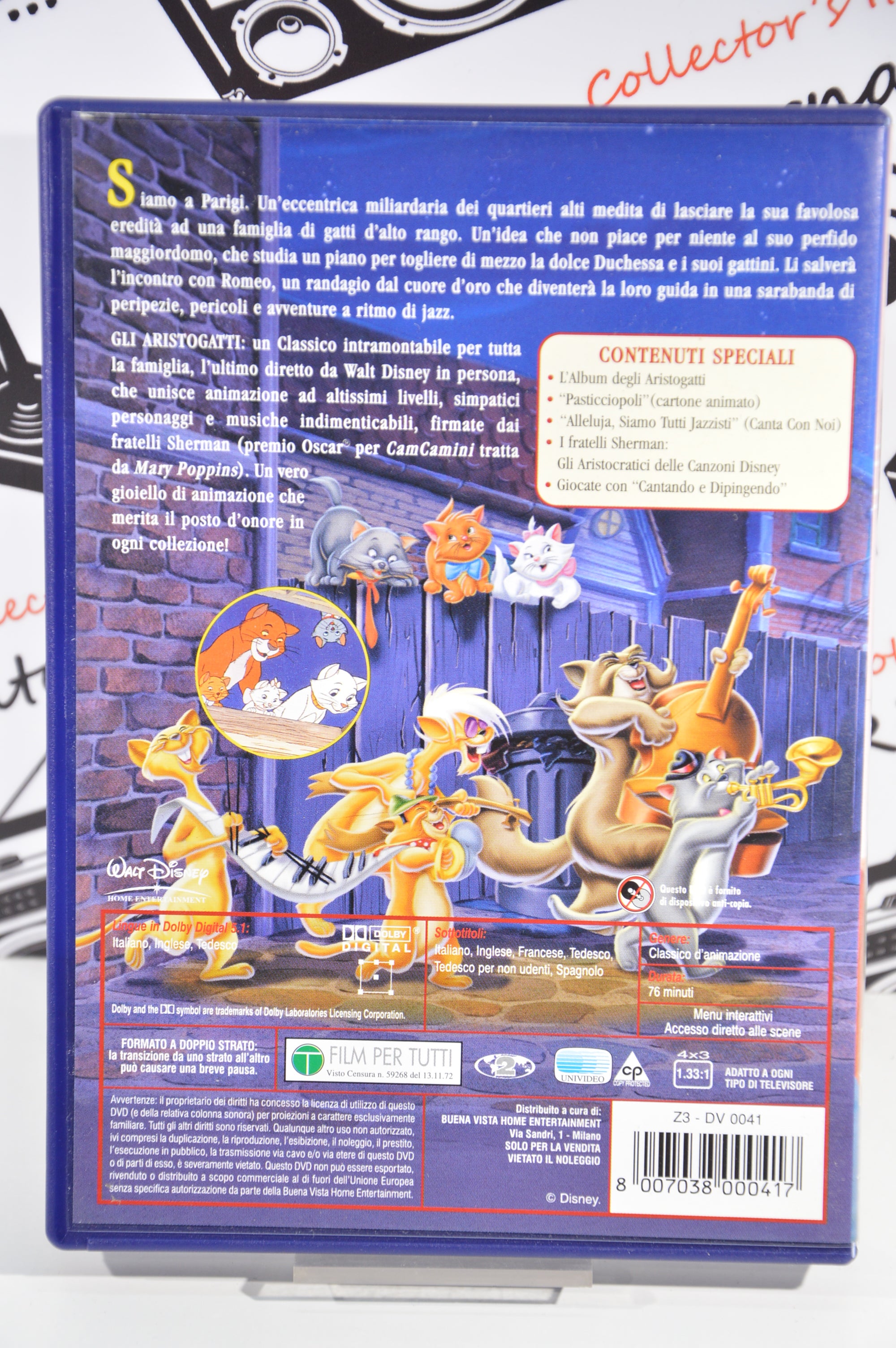 Gli Aristogatti Dvd