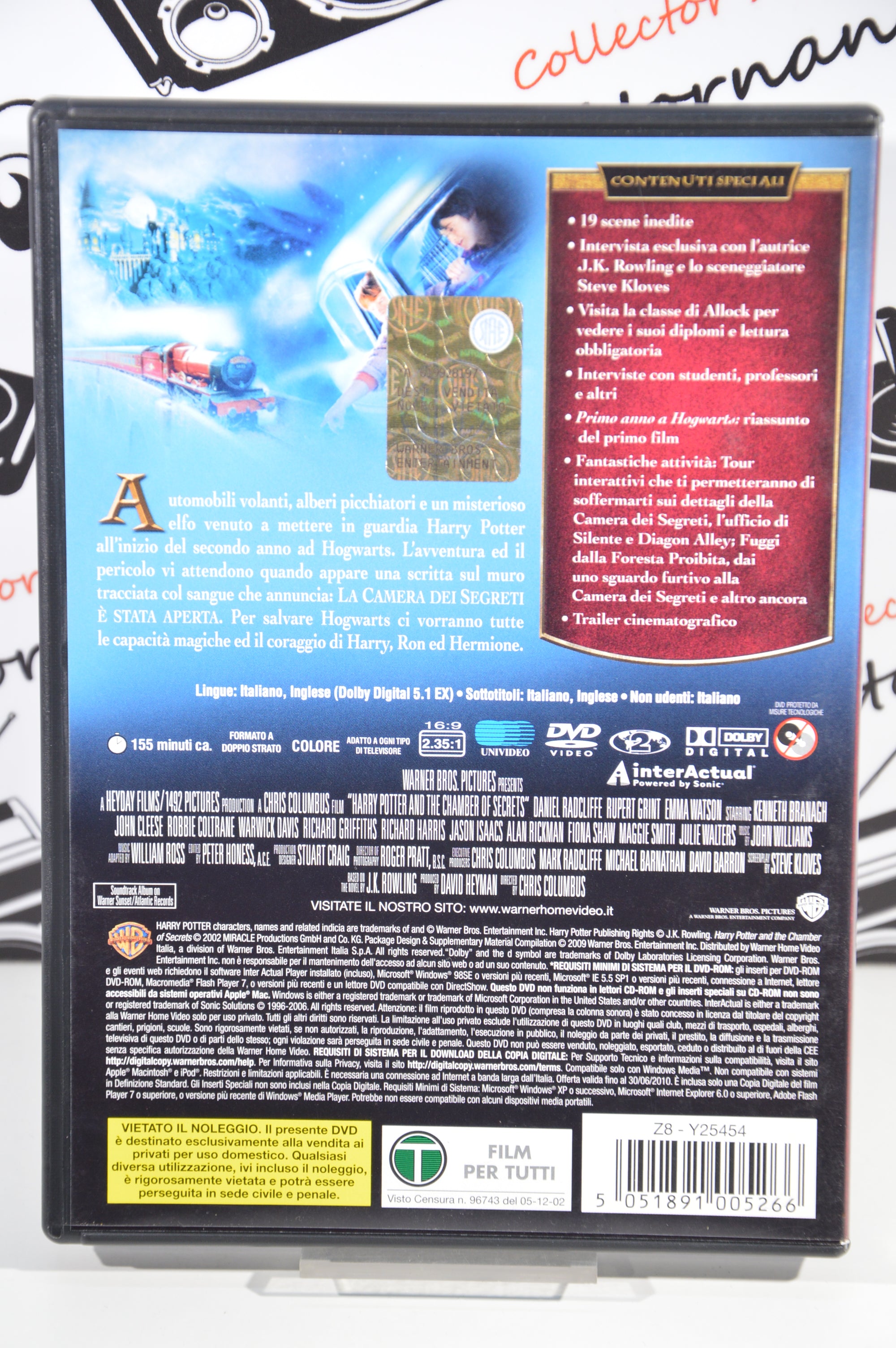 Harry Potter e la camera dei segreti edizione 2 dischi Dvd