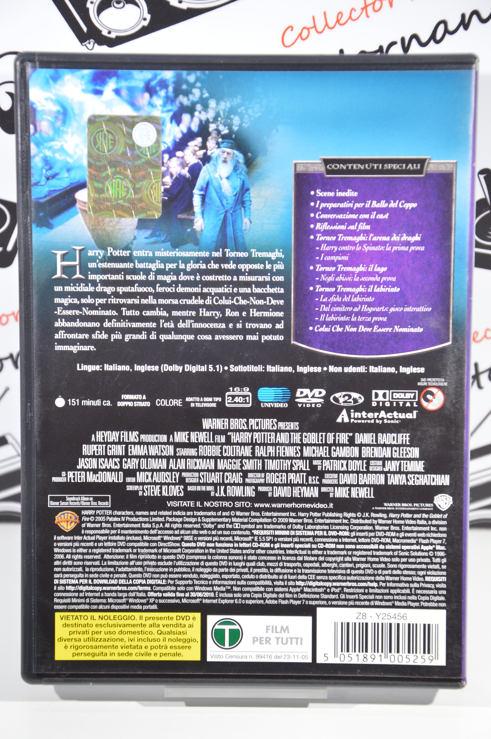 Harry Potter e il calice di fuoco edizione 2 dischi Dvd