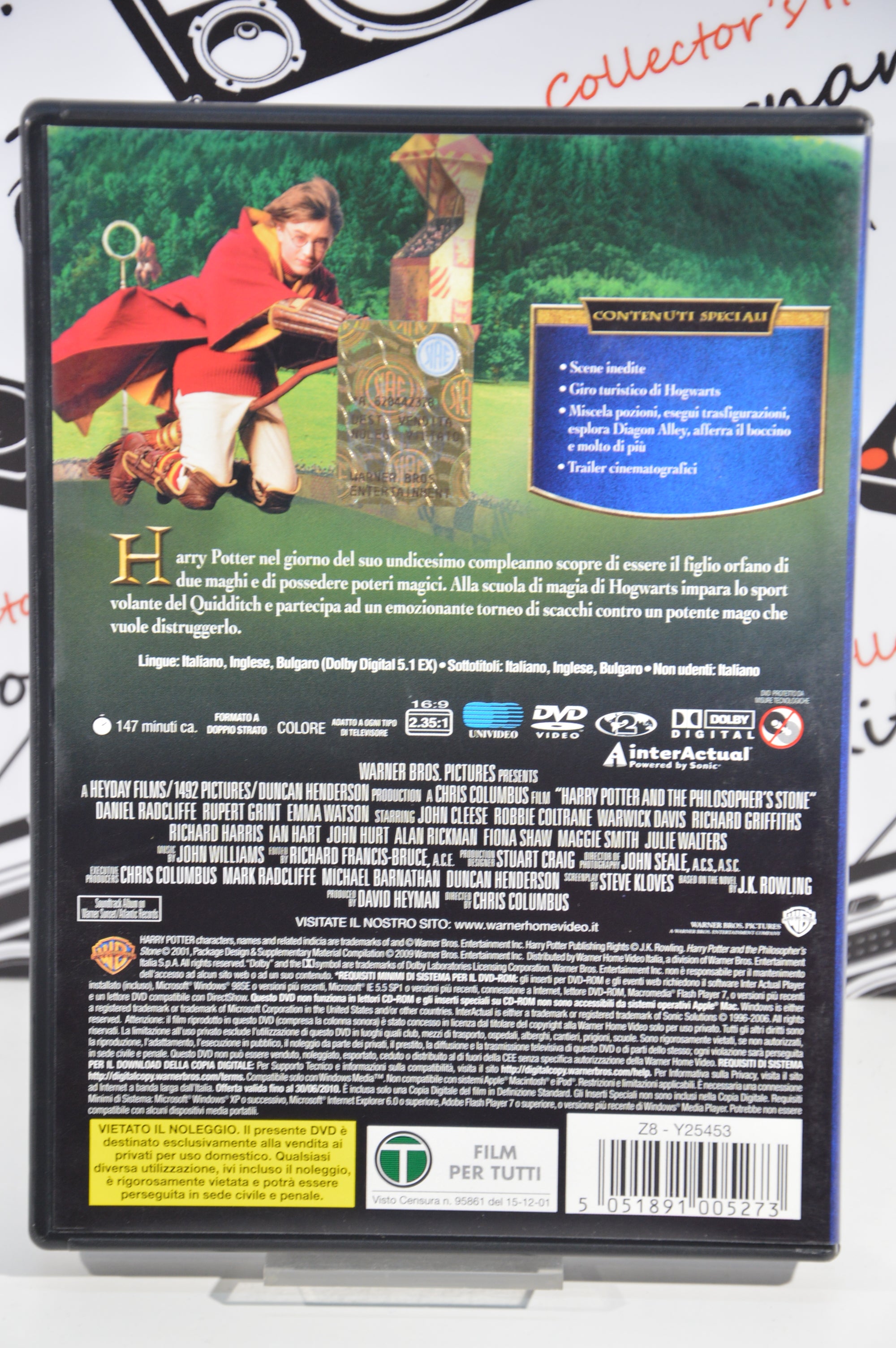 Harry Potter e la pietra filosofale edizione 2 dischi Dvd